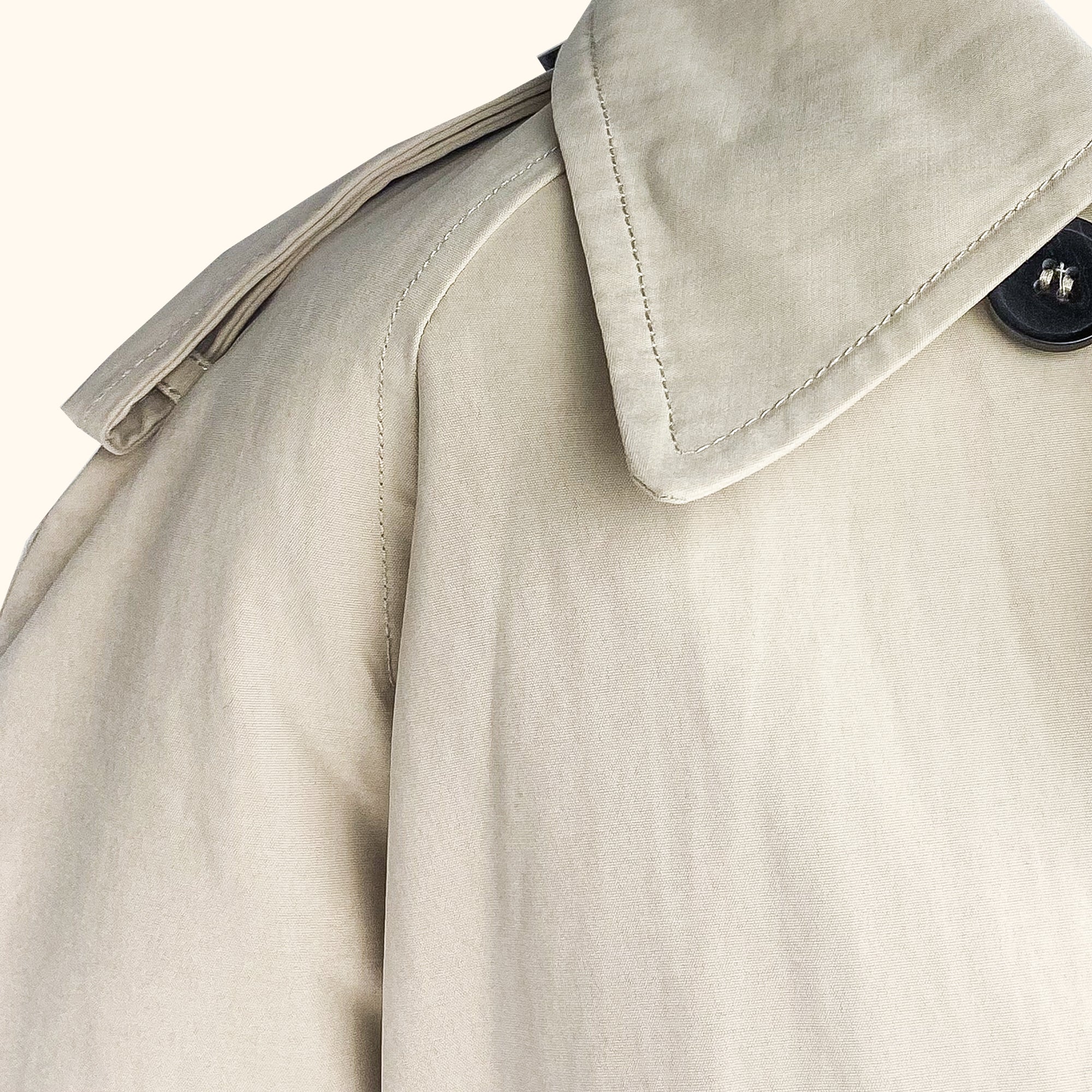 Zara Cream Trench Coat - Size XL -  - Coats & jackets