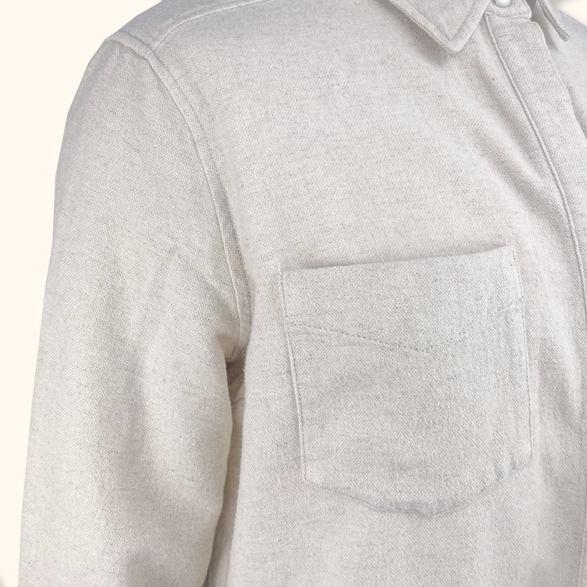 The White Company Super Soft Cream Jersey Shirt - Size Medium - - Tops & Shirts