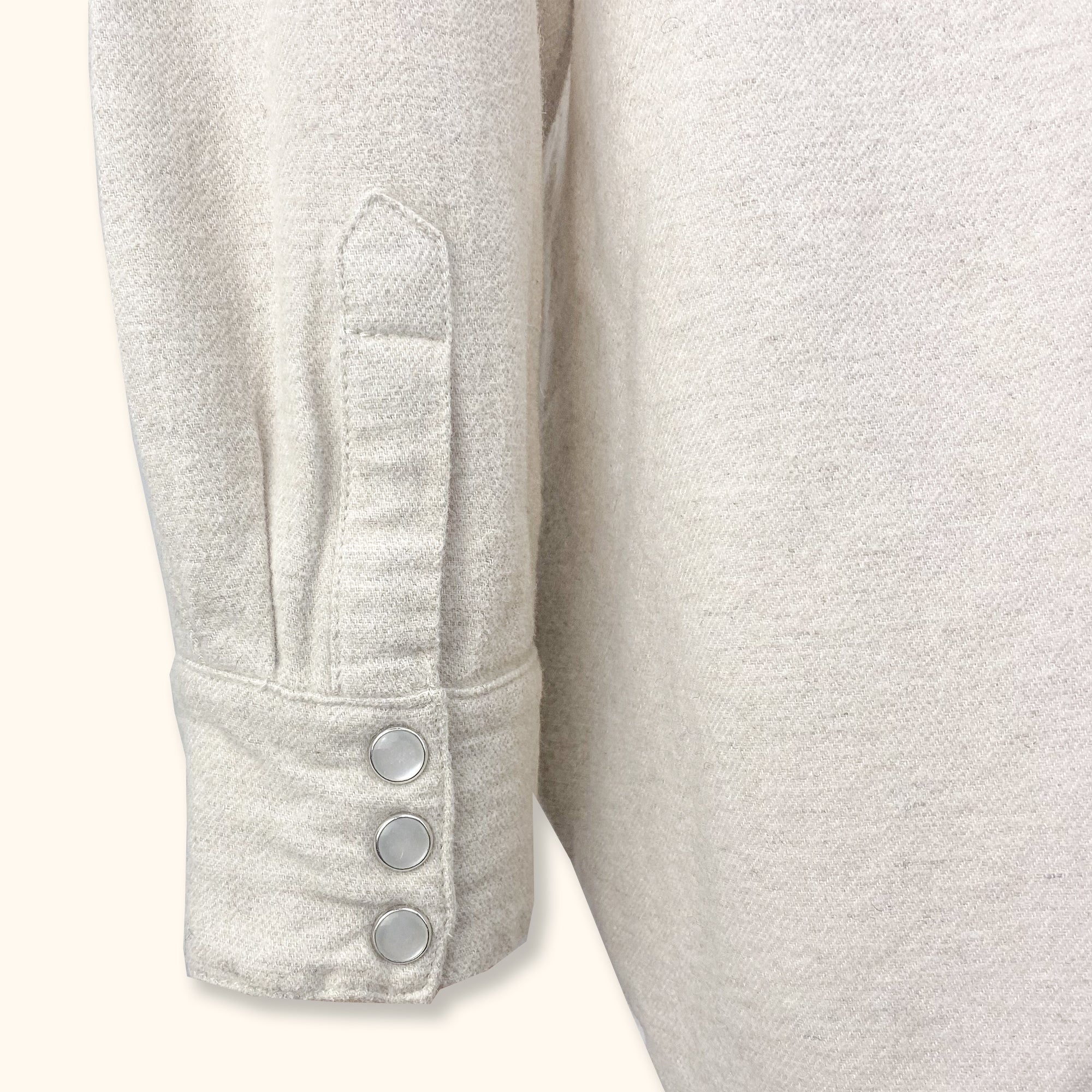 The White Company Super Soft Cream Jersey Shirt - Size Medium - - Tops & Shirts