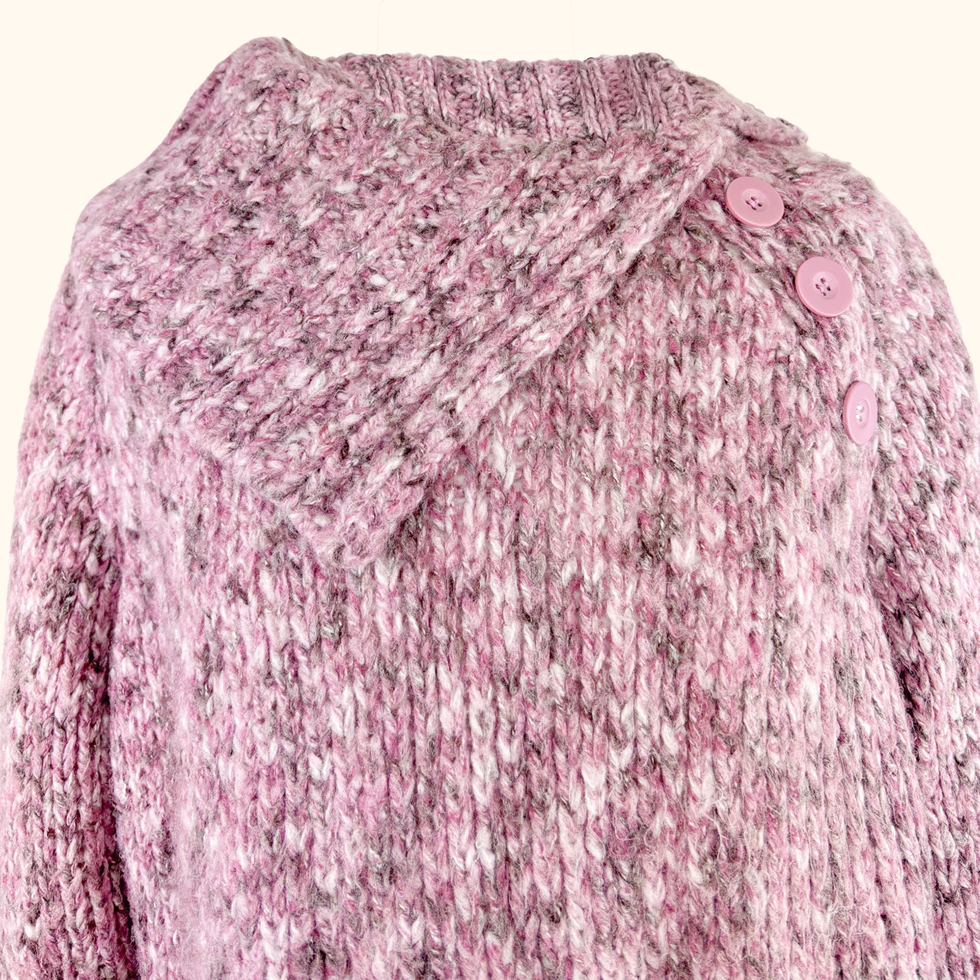 George Chunky Pink Purple Jumper - Size 22 George
