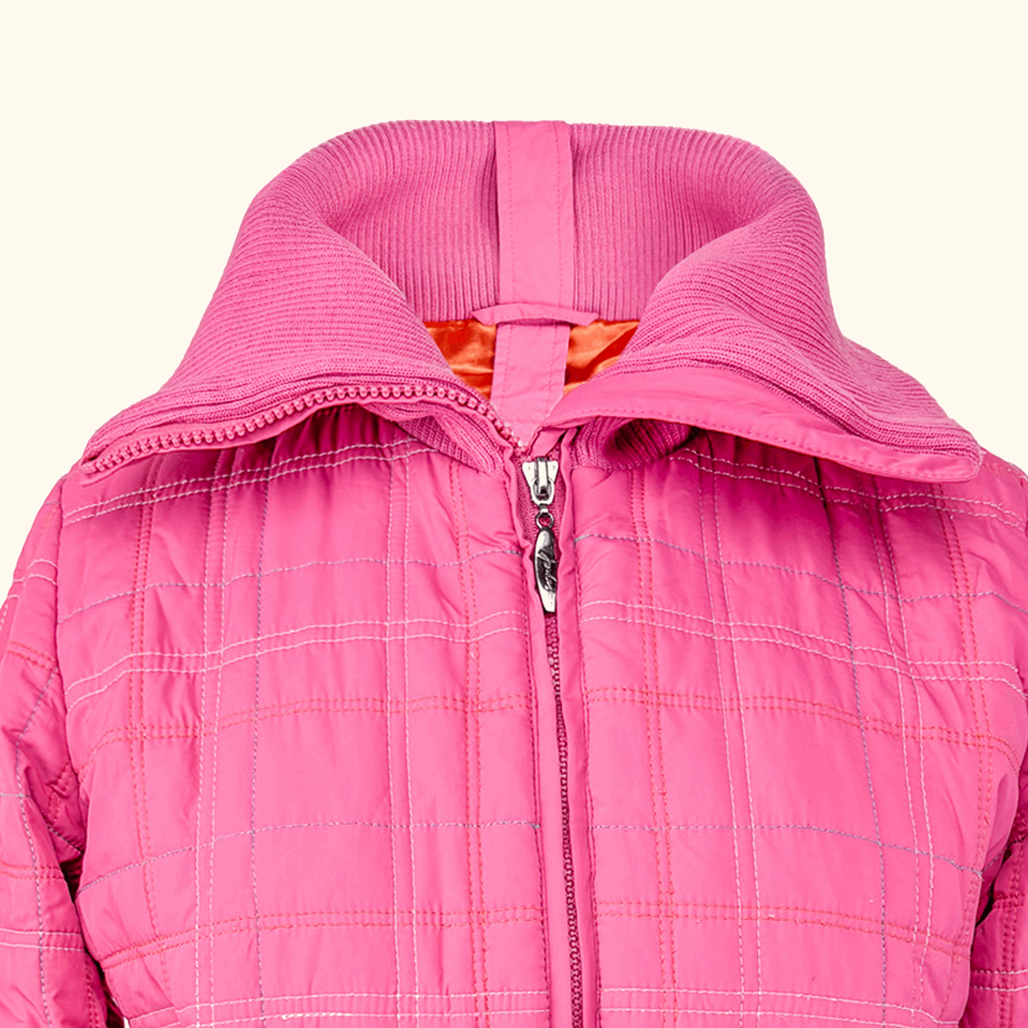 Joules Padded Pink Zip Up Jacket - Size 12 Joules