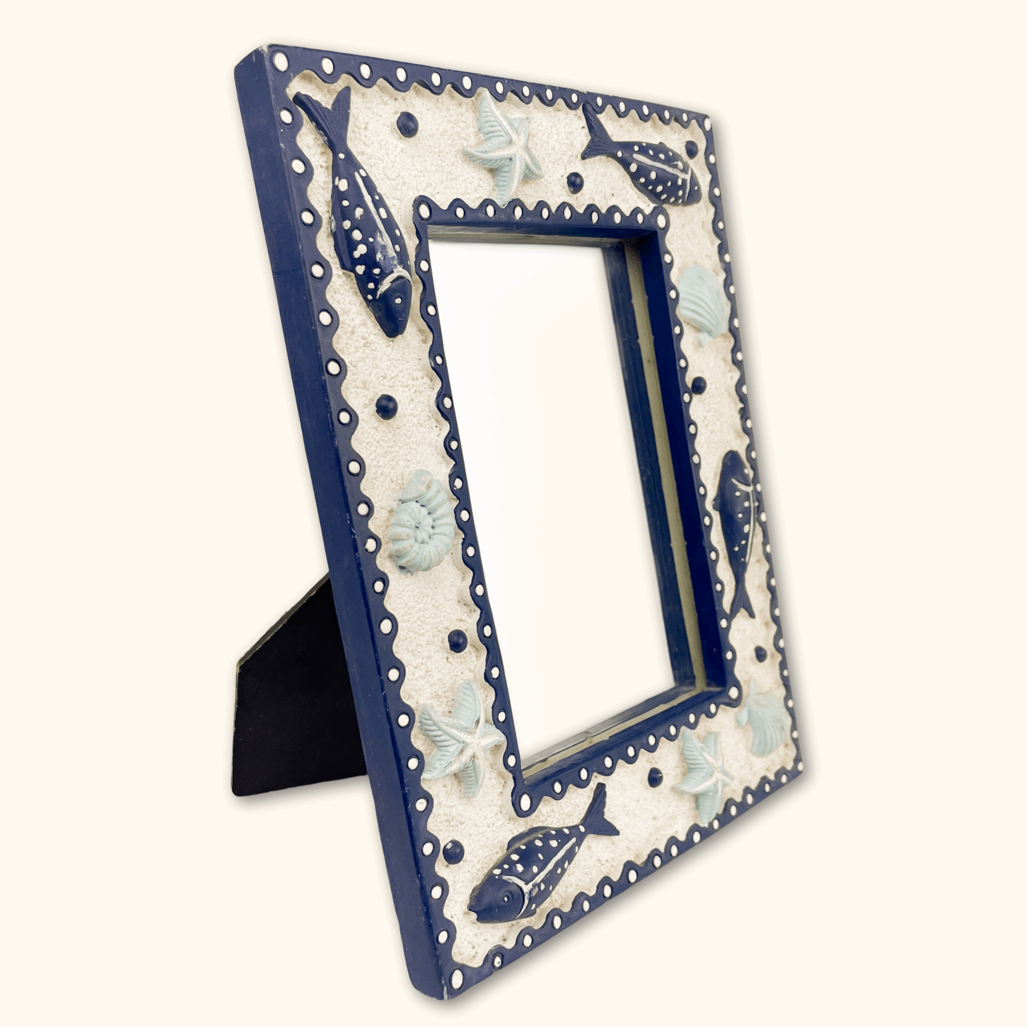 Coastal Blue and White Picture Frame 6x4 - - Picture Frames