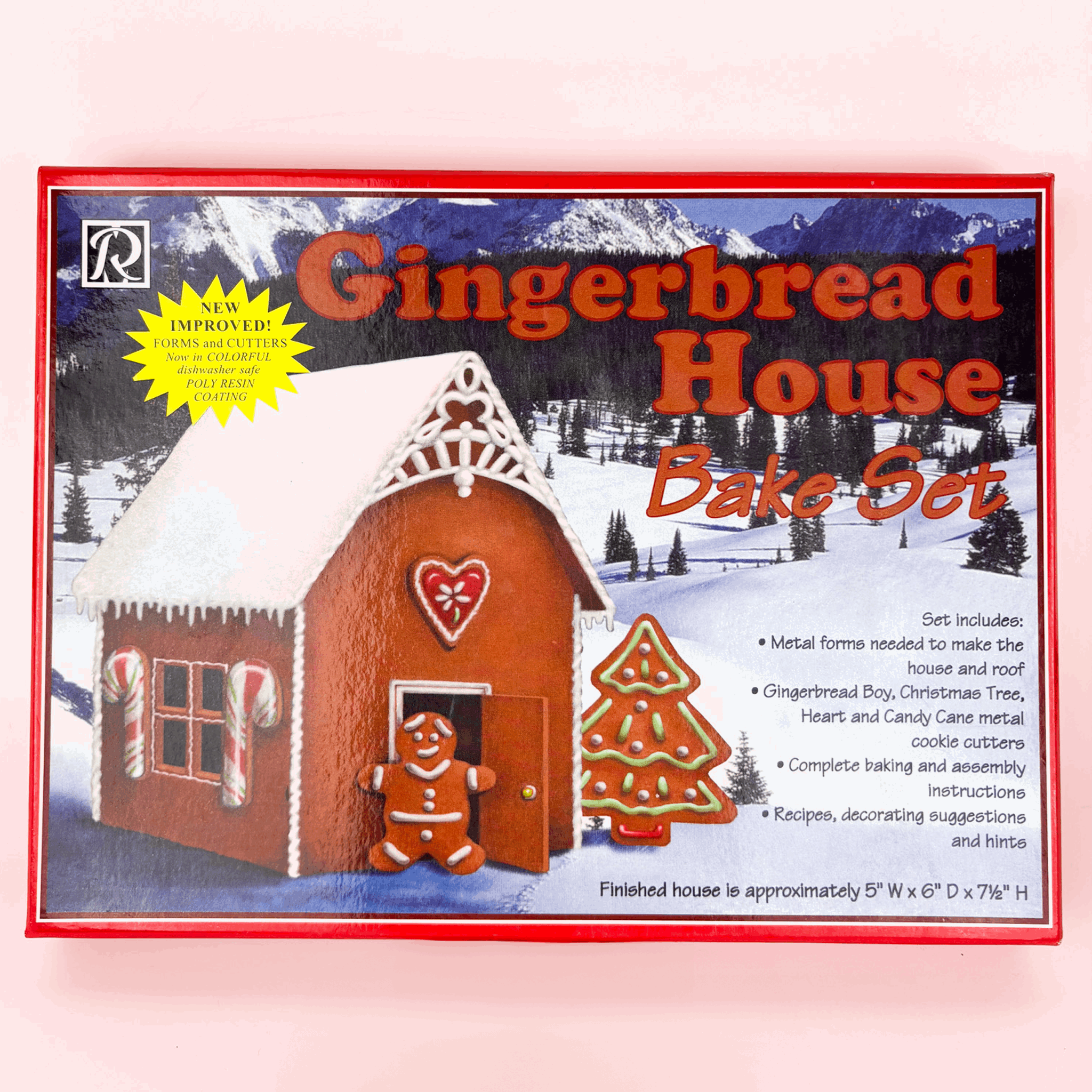 R&M 2005 Gingerbread House Baking Cutter Set 7 Piece R&M
