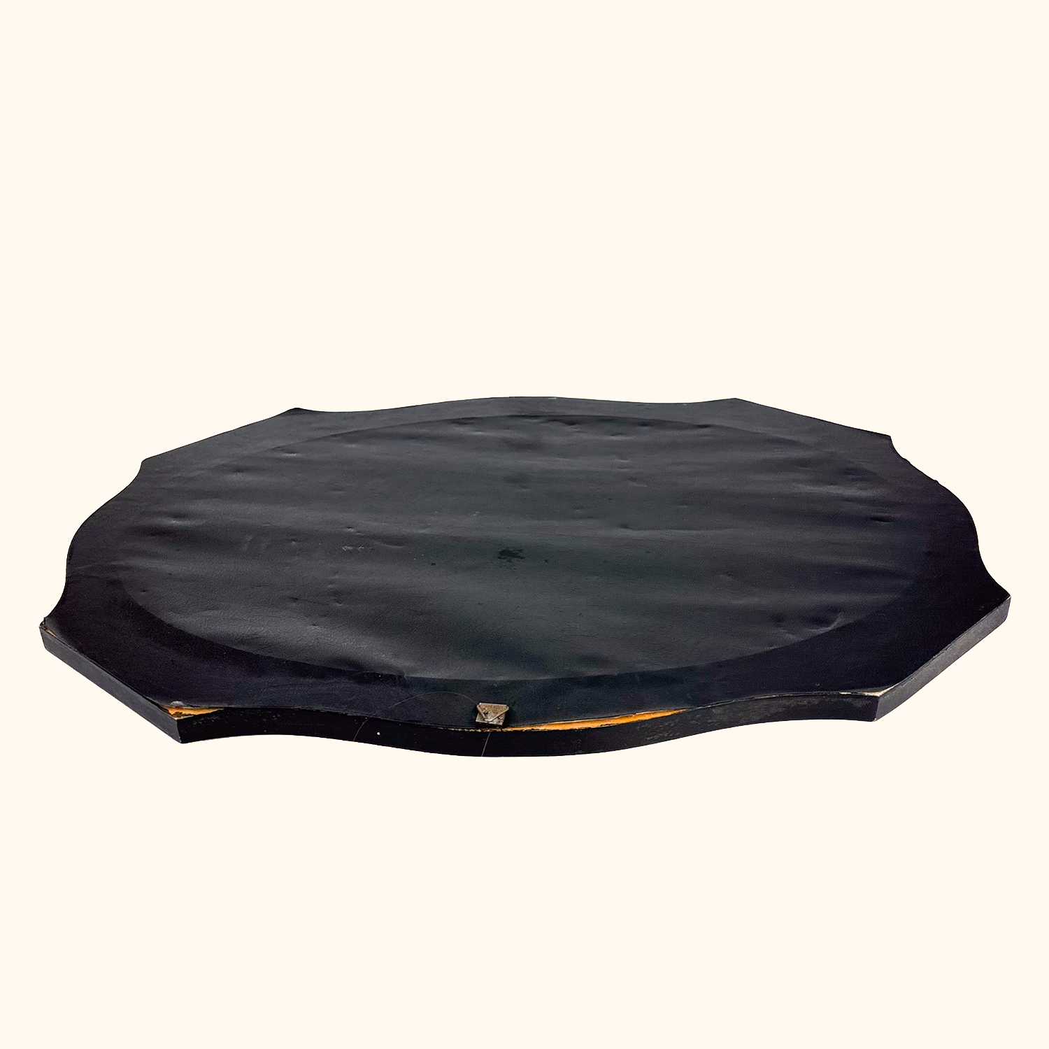 Daisy Floral Embroidery Wood Serving Tray - - Trays