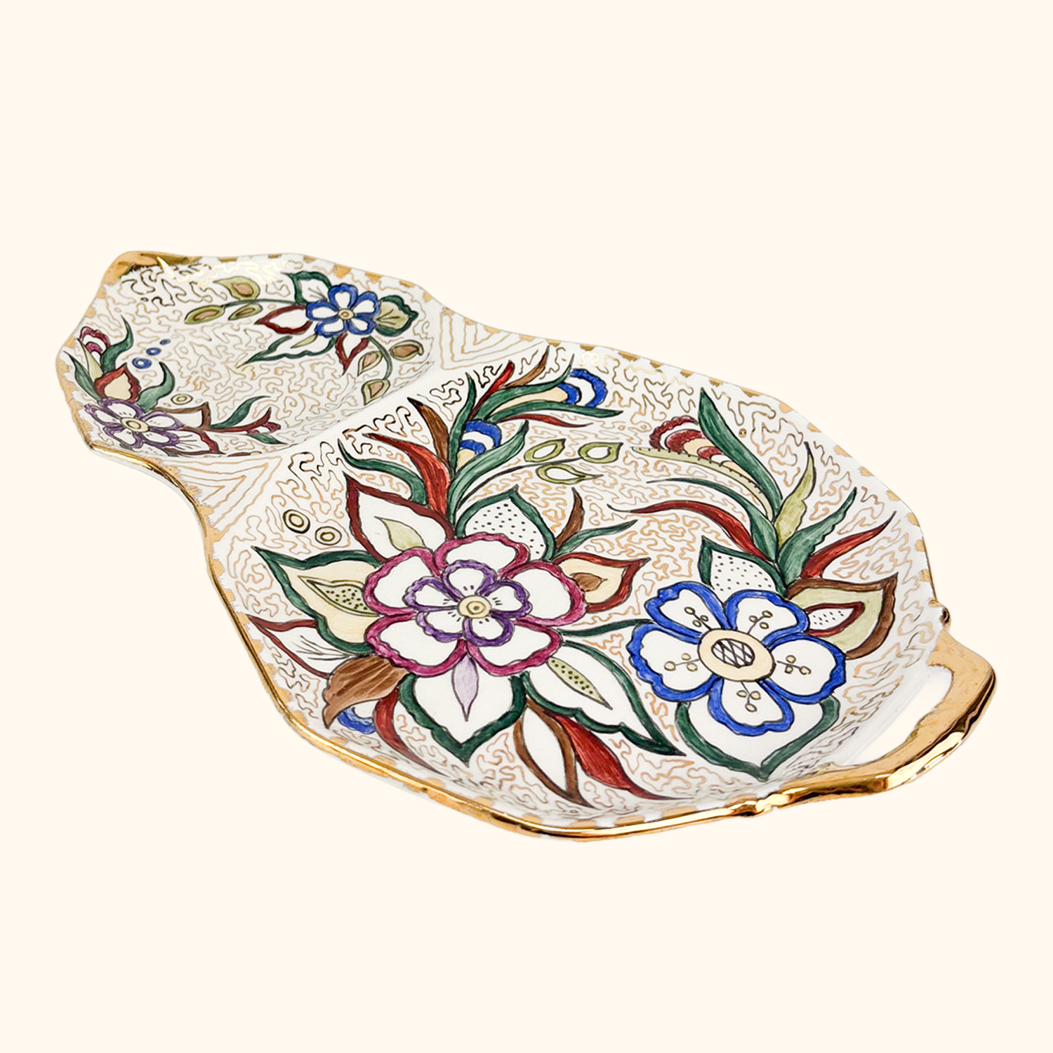 Royal Tudor Ware Floral Serving Plate Royal Tudor Ware