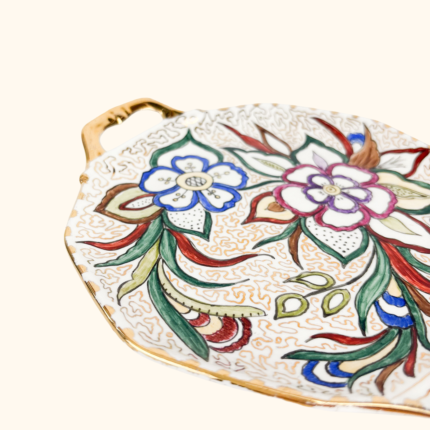 Royal Tudor Ware Floral Serving Plate Royal Tudor Ware