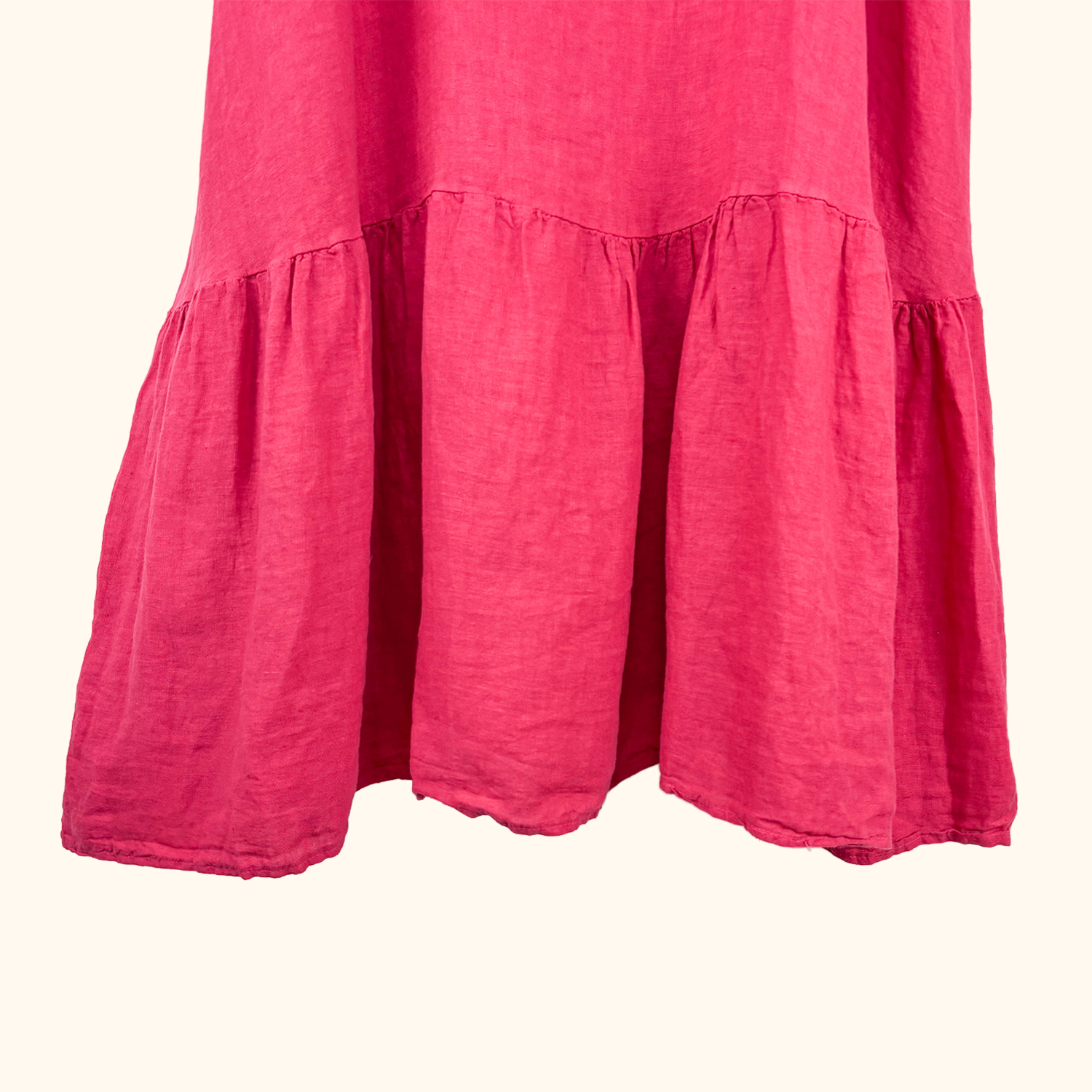 Phase Eight Claria Linen Sorbet Midi Dress - Size 24 Phase Eight