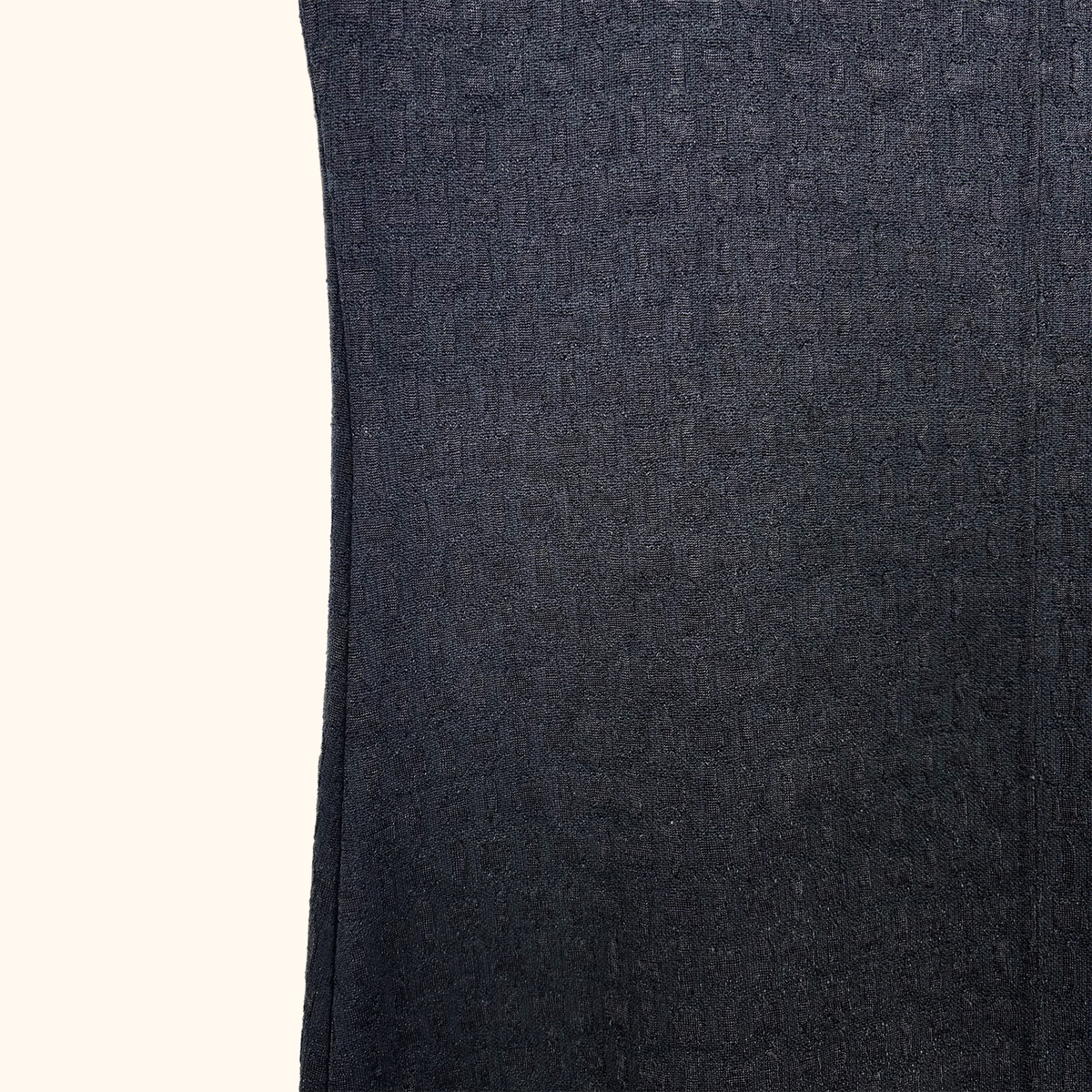 Ganni Black Contrast Stitch Maxi Dress - Size 10