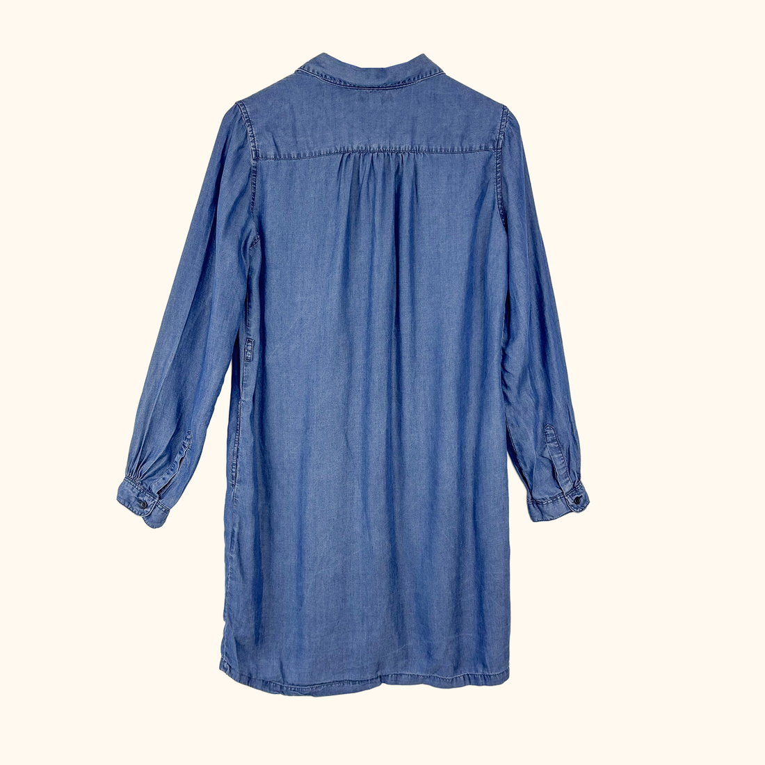 Uniqlo Blue Denim Shirt Dress - Size Medium Uniqlo