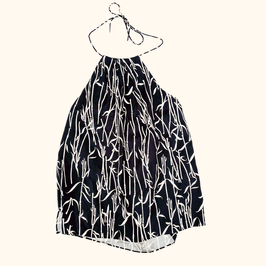 Whistles Bamboo Shoots Halter Neck Top - Size 16 Whistles