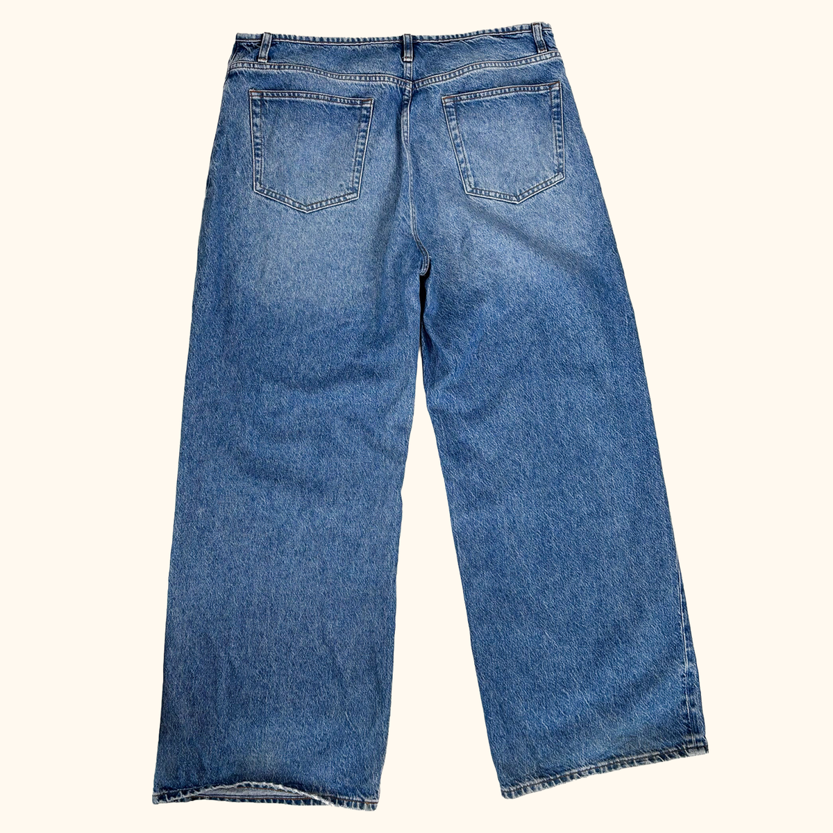 Reformation Cary Low Rise Slouch Wide Leg Jeans - Size 32inch