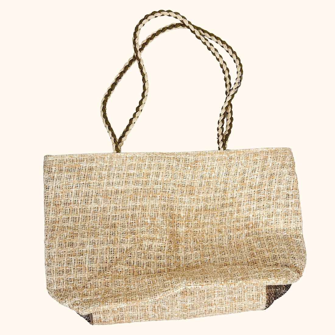 Boho Patchwork Jute Shopper Bag Sunshine Thrift