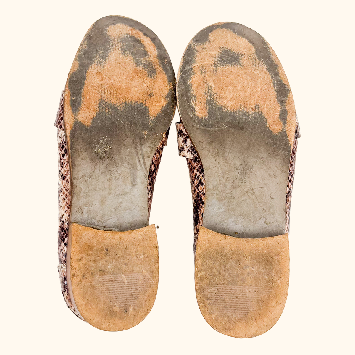 Kurt Geiger Pink Snake Loafers - Size 5