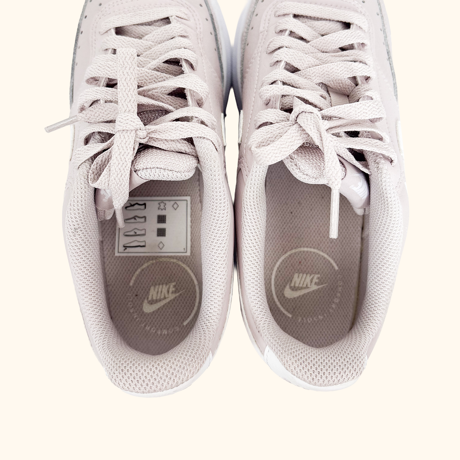 Nike Court Vision Alta Lilac Trainers - Size 5.5 Nike