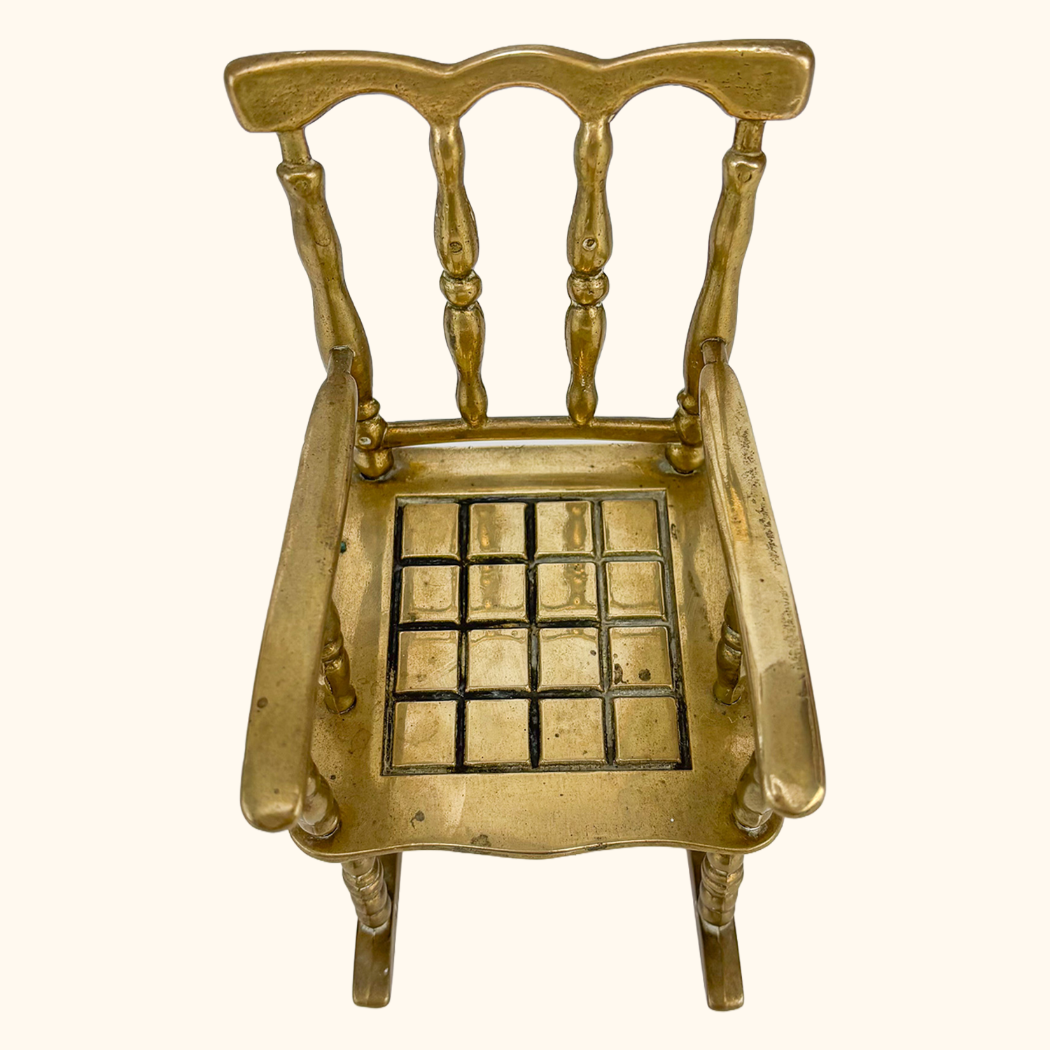 Solid Brass Rocking Chair Ornament Sunshine Thrift