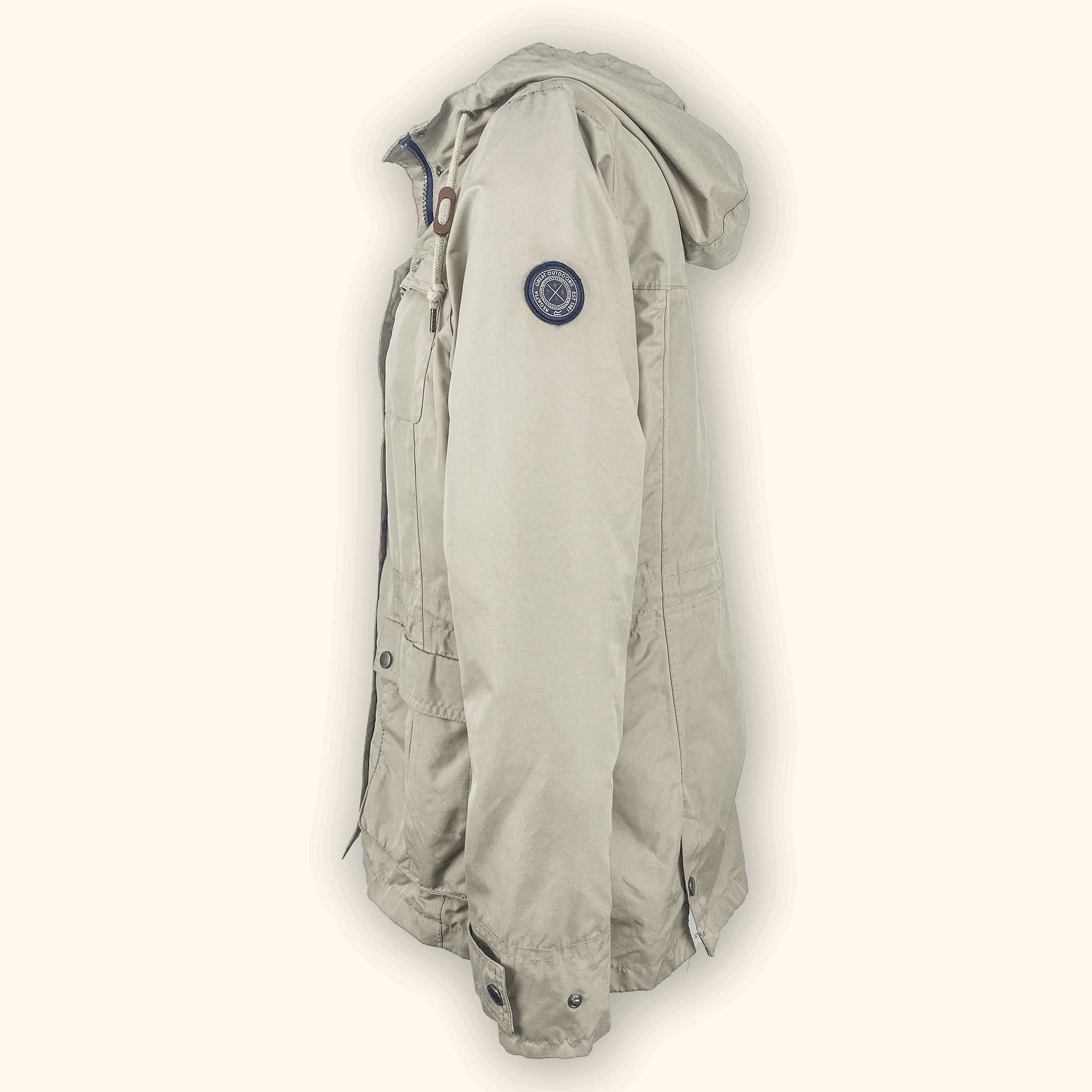 Regatta Khaki Rain Jacket - Size 16 - - Coats & jackets