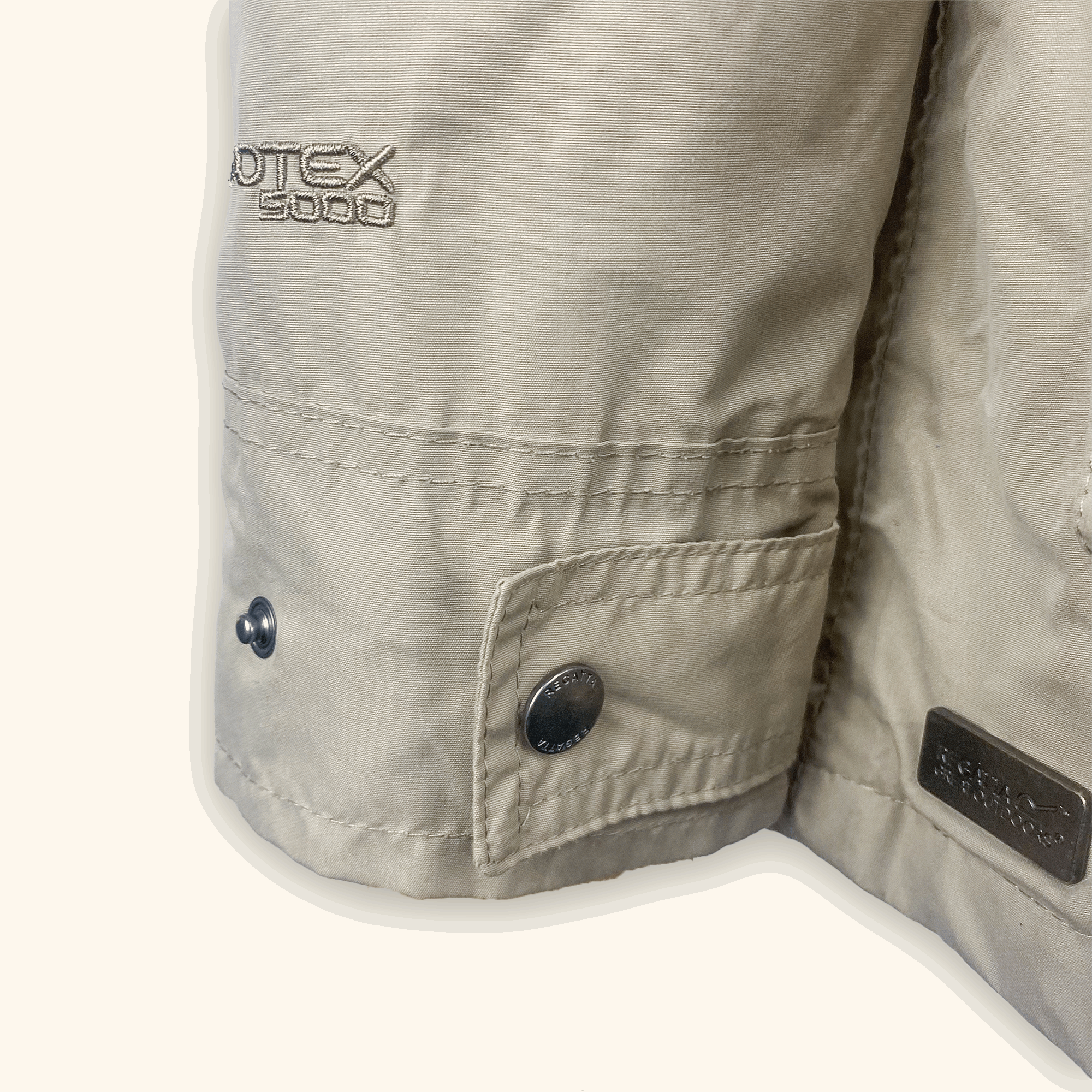 Regatta Khaki Rain Jacket - Size 16 - - Coats & jackets