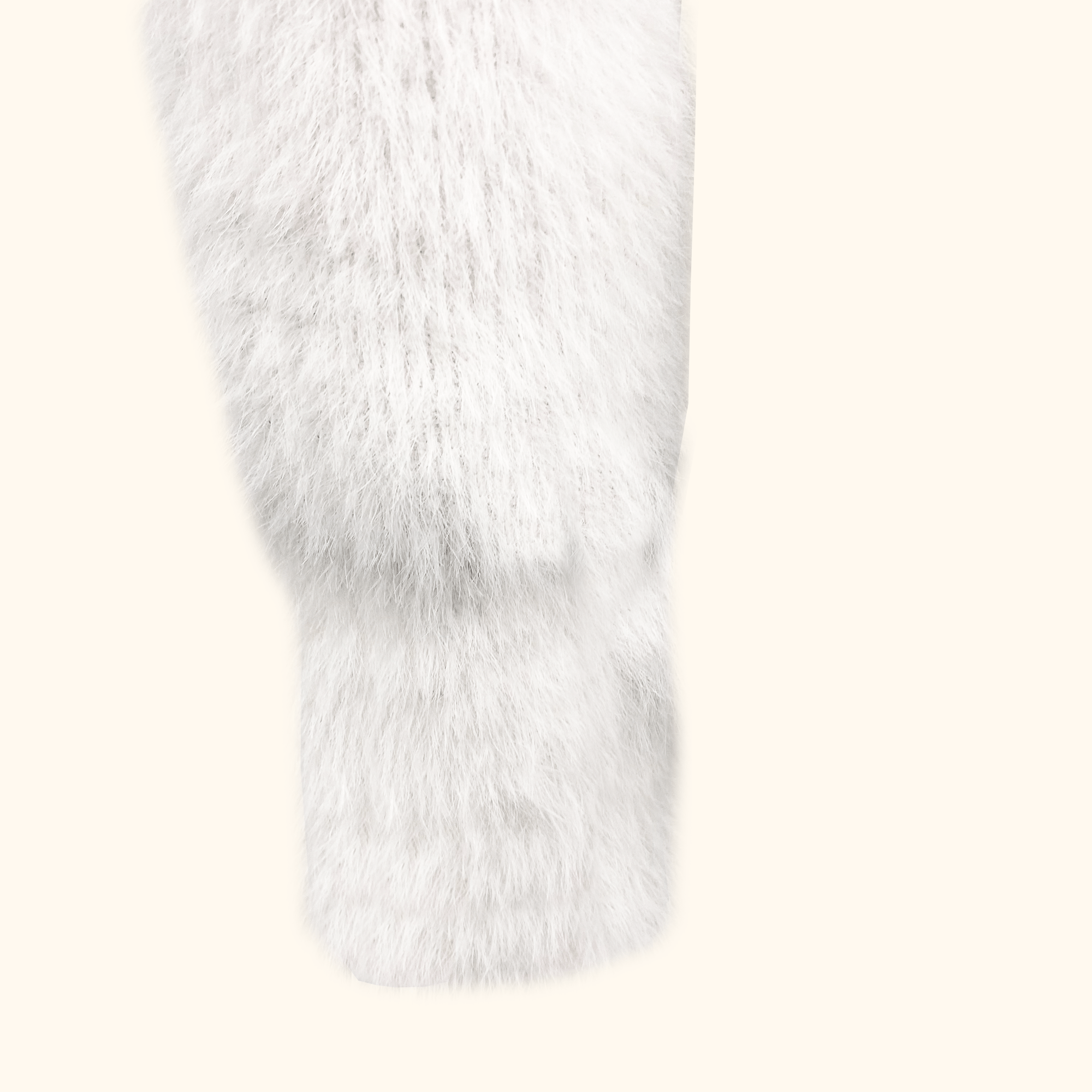 Karen Millen Drop Shoulder White Jumper - Size Medium Karen Millen