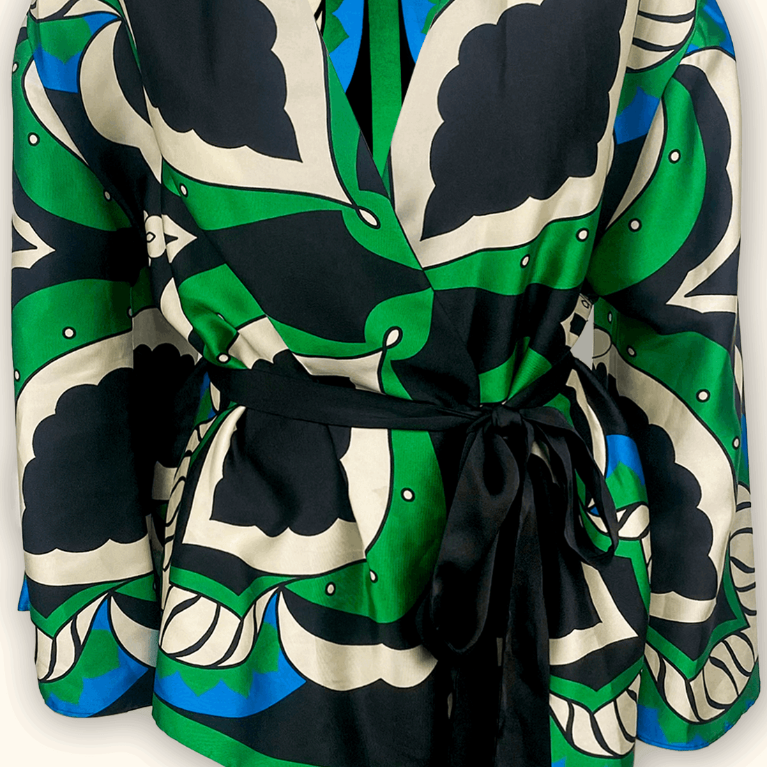 Zara Pattern Kimono Shirt Co-ord - Size Medium - - Tops & Shirts