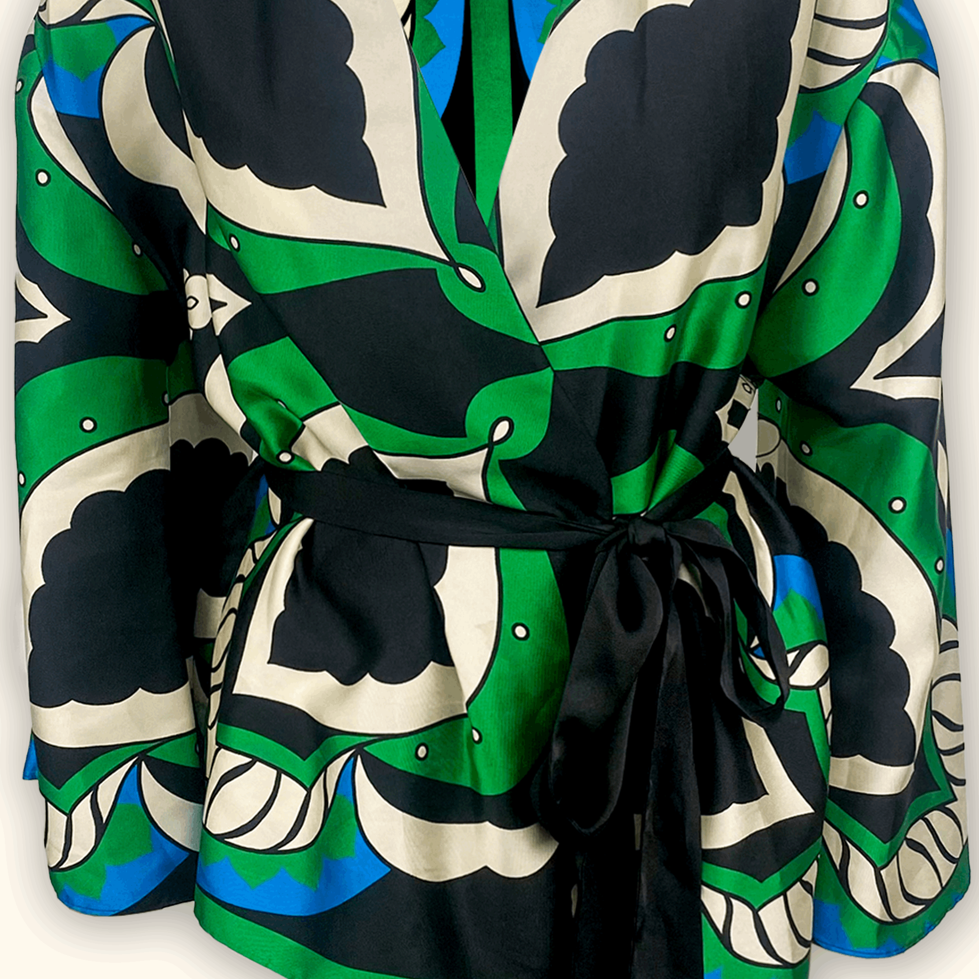 Zara Pattern Kimono Shirt Co-ord - Size Medium - - Tops & Shirts