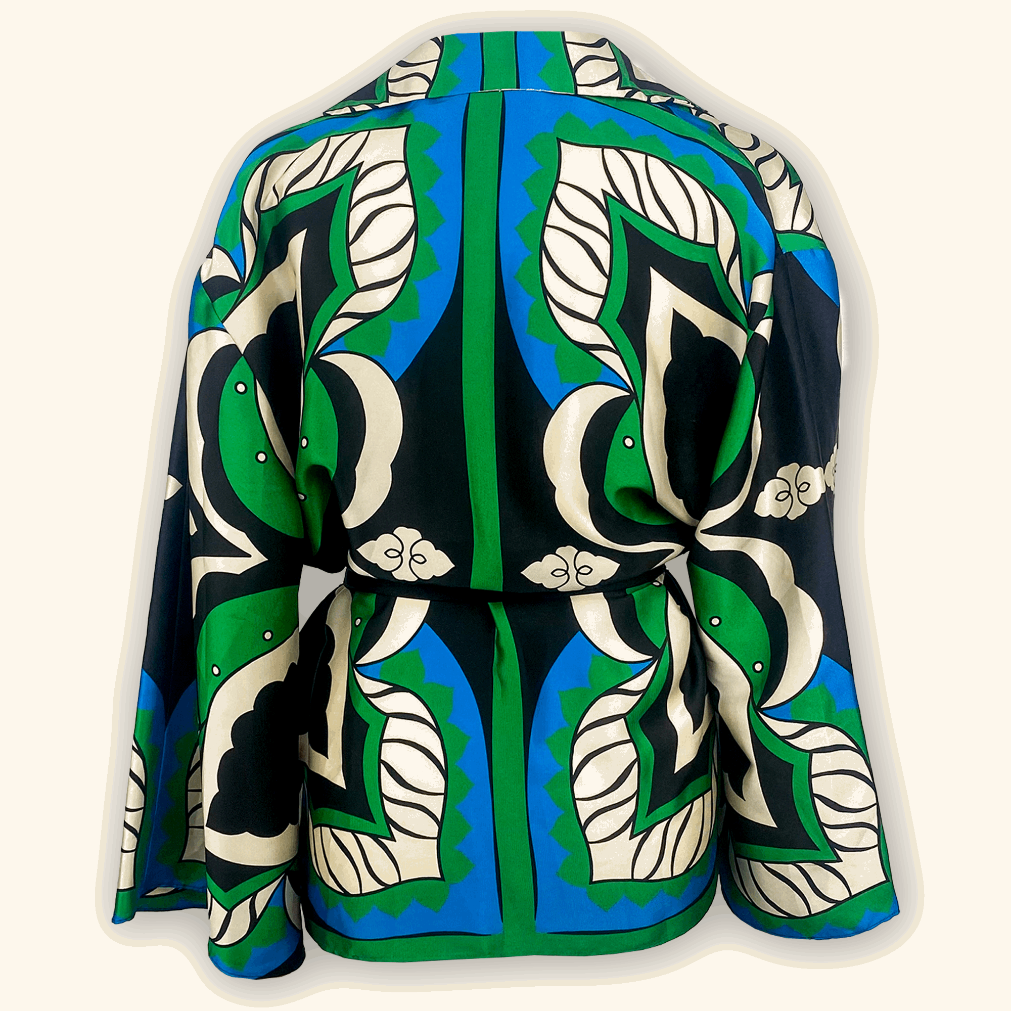 Zara Pattern Kimono Shirt Co-ord - Size Medium - - Tops & Shirts