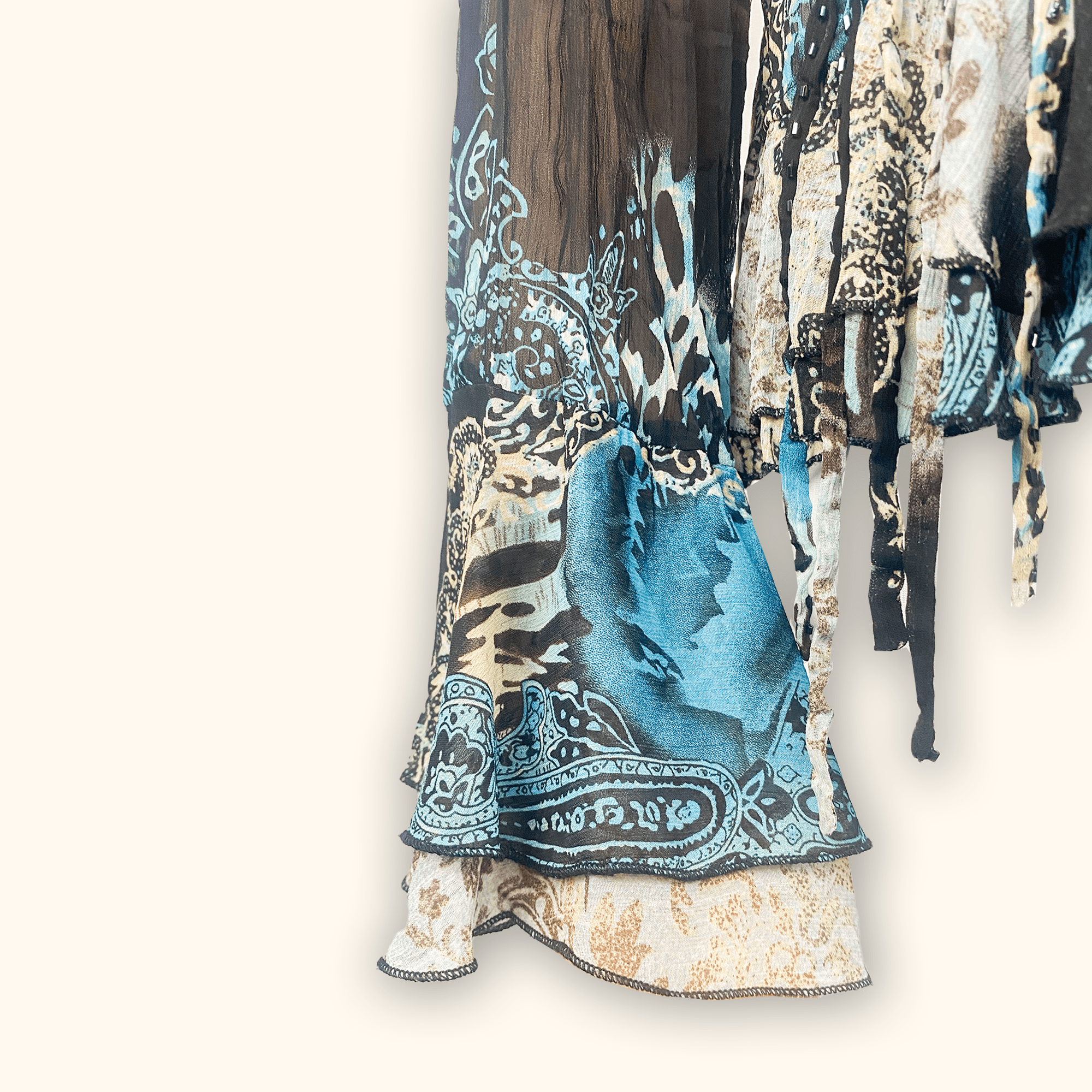 Antonio Philosophy Long Sleeve Boho Blouse - Size 16 Philosophy