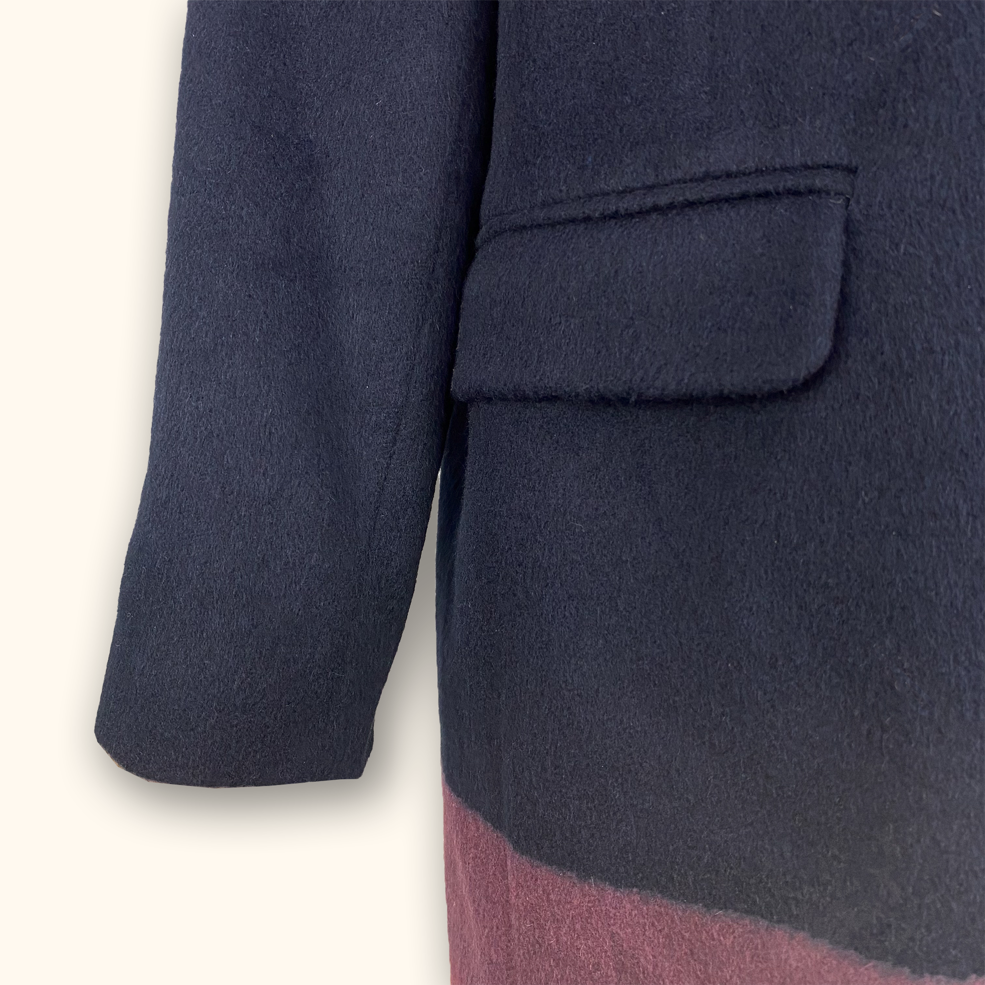 Monsoon Soft Wool Blend Ombre Coat - Size 18 -  - Coats & jackets