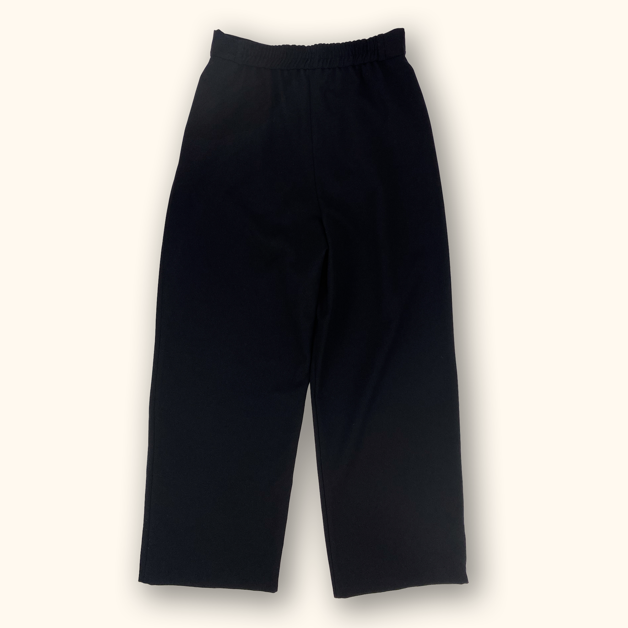 River Island Black Wide Leg Trousers - Size 14 - - Jeans & Trousers