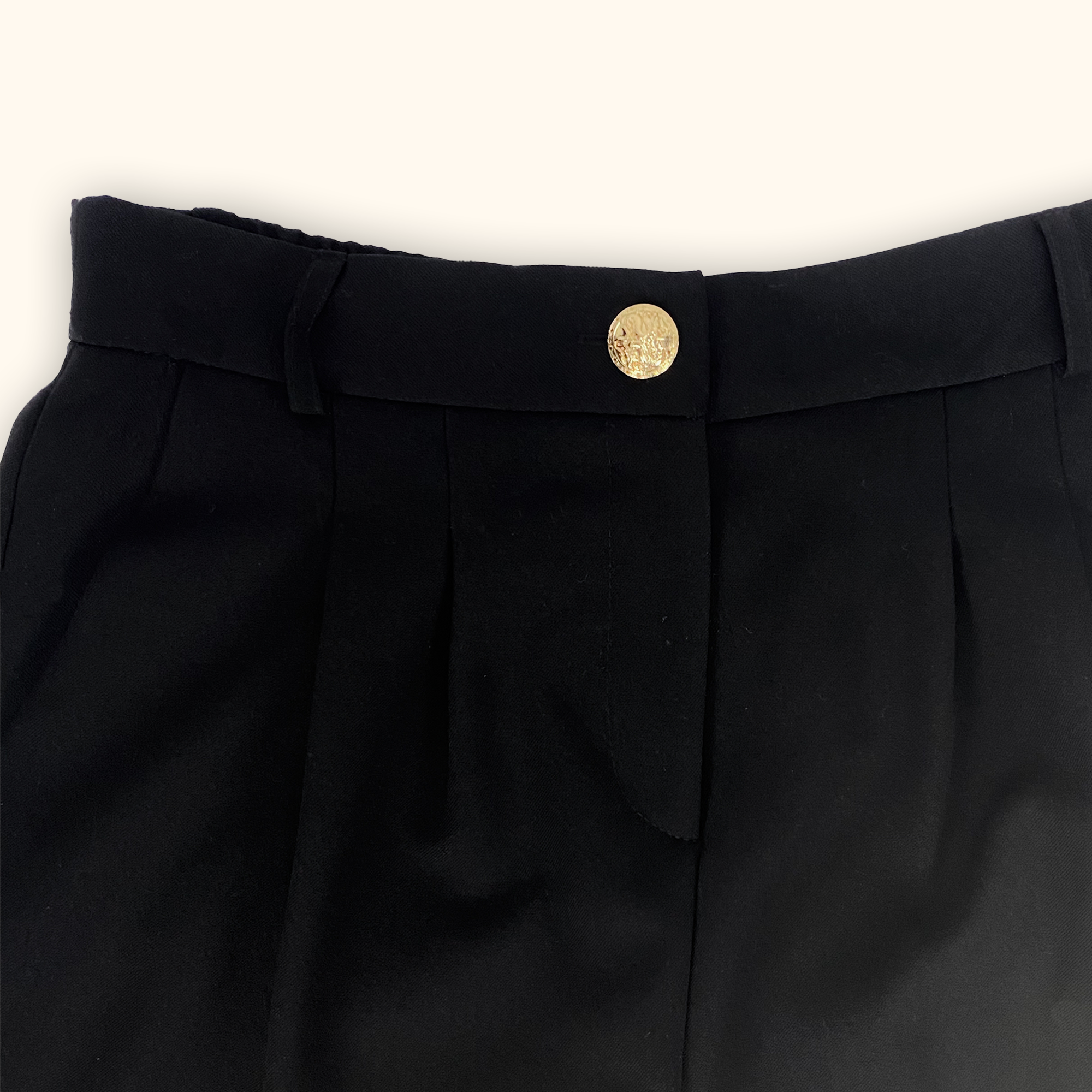 River Island Black Wide Leg Trousers - Size 14 - - Jeans & Trousers