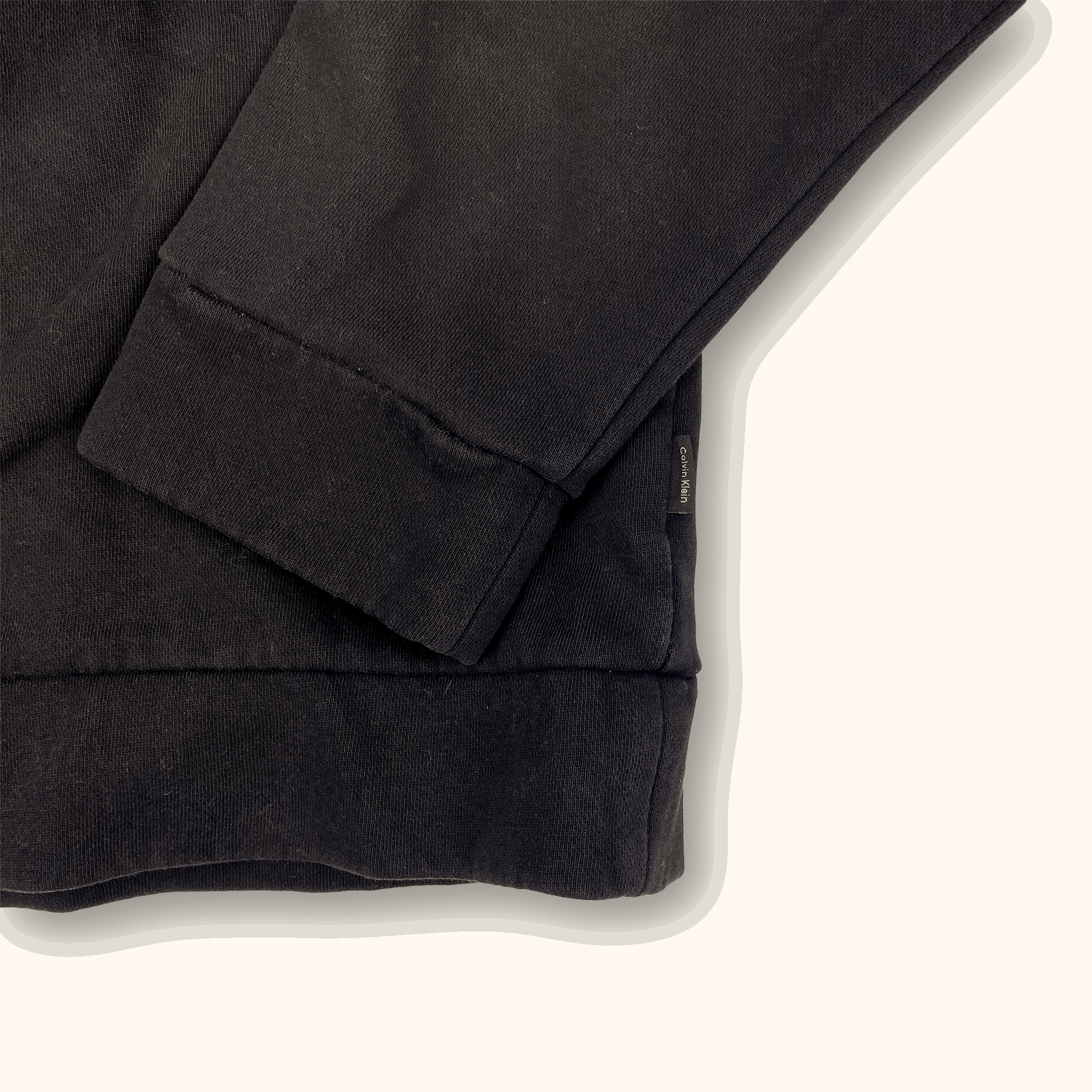 Calvin Klein Black Logo Sweatshirt - Size Small -  - Jumpers