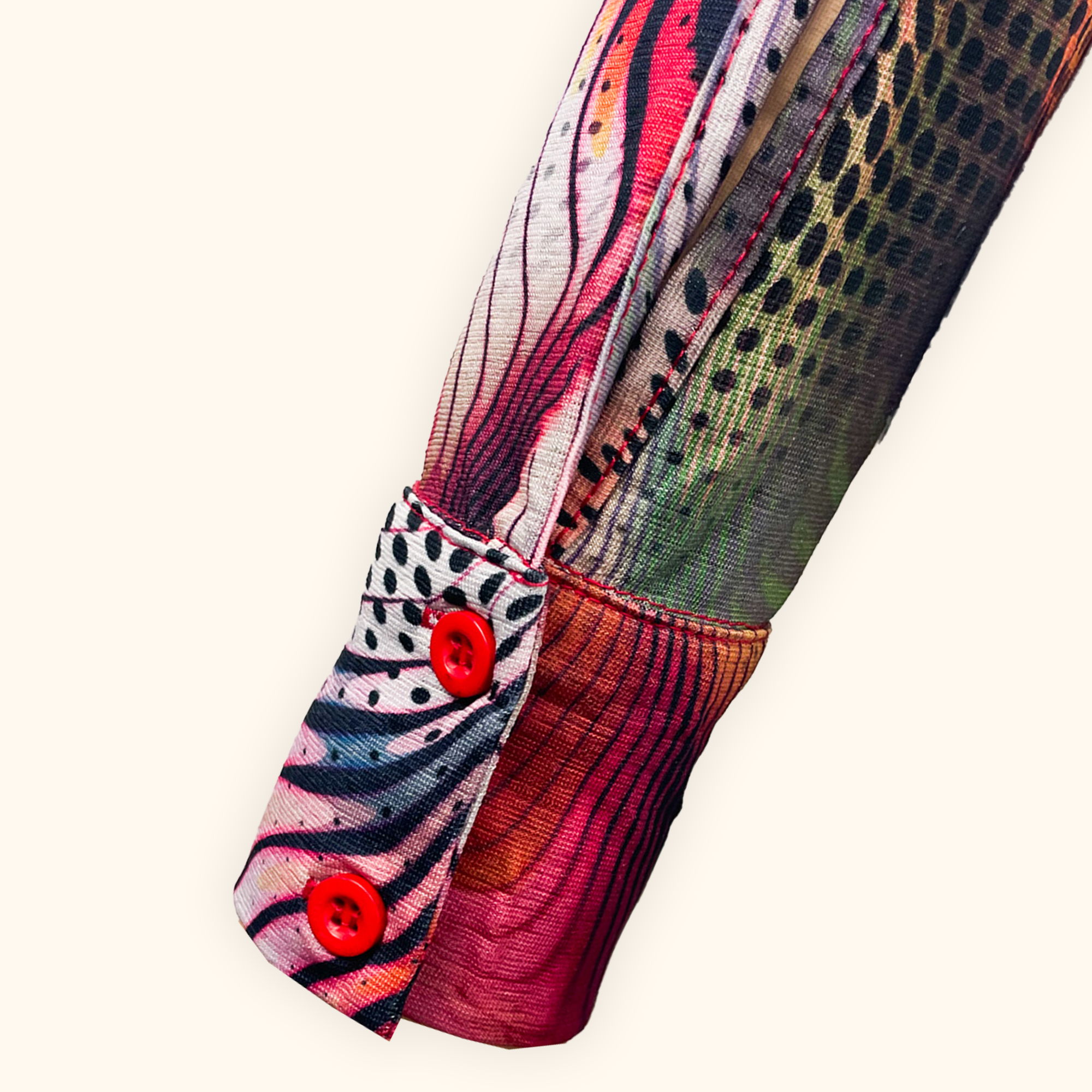 Jaded London Pink Swirl Long Sleeve Shirt - Size 6 Jaded London