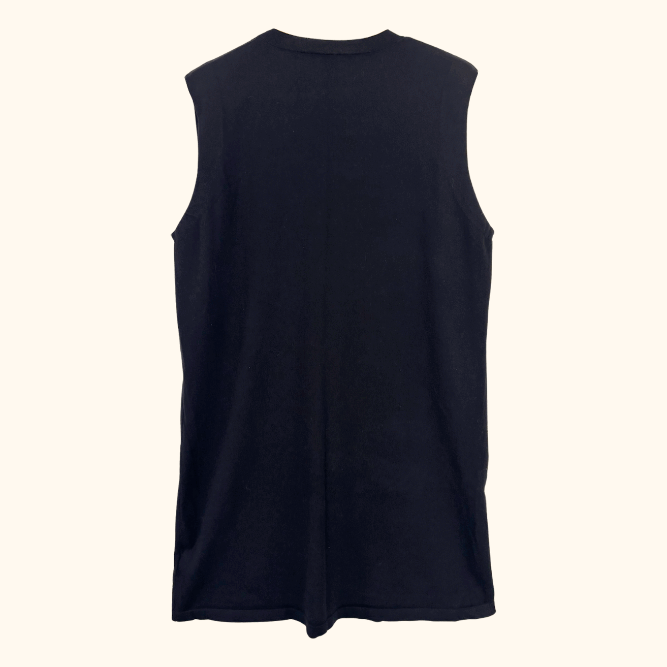 & Other Stories Black Sleeveless Mini Dress - Size Large & Other Stories