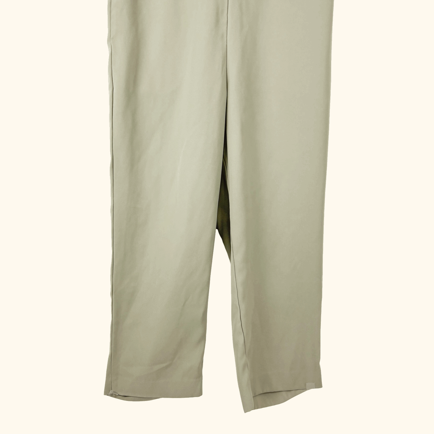 Kin By John Lewis Sleeveless Olive Green Jumpsuit - Size 12 Kin