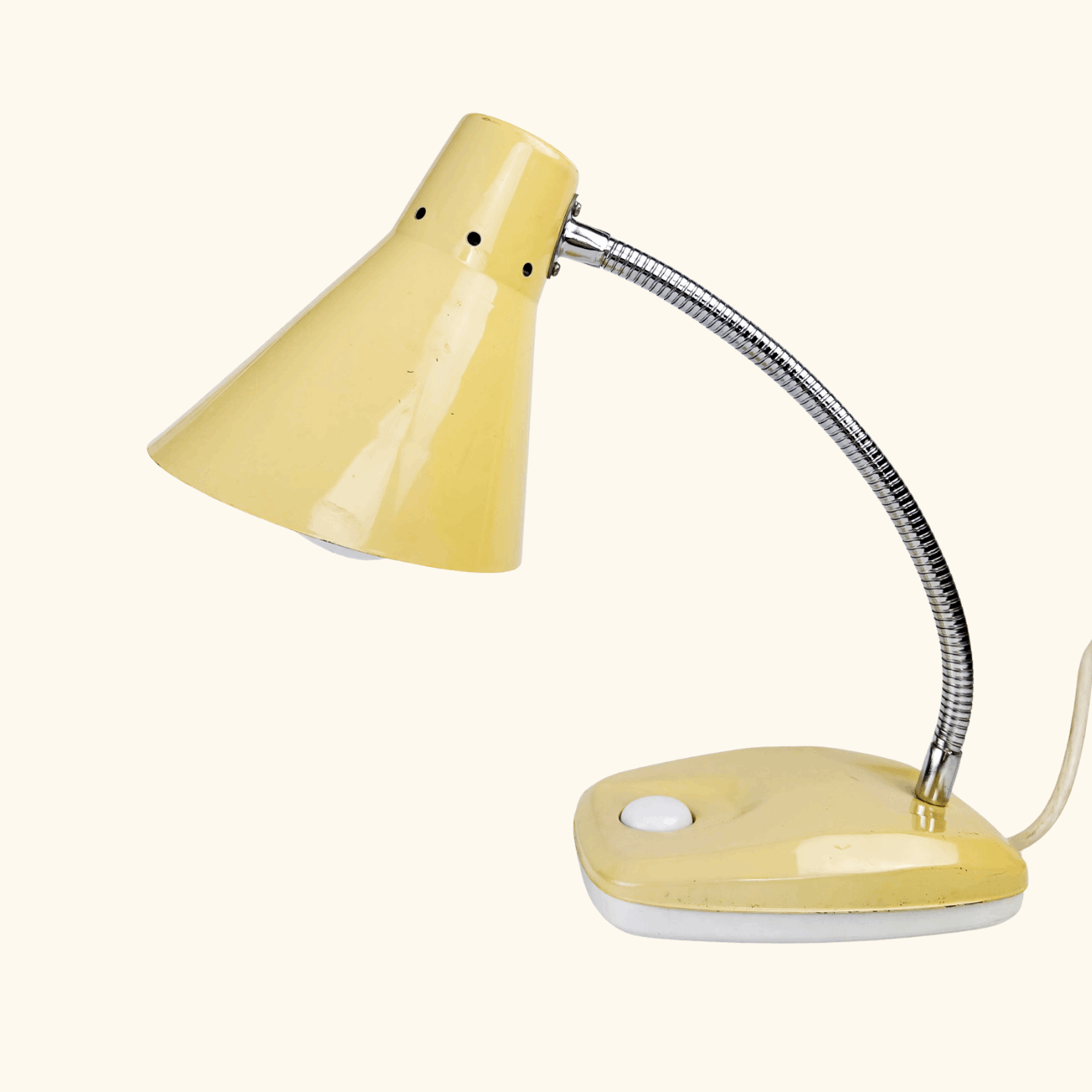 Vintage Endon 412 Adjustable Desk Lamp Cream Endon