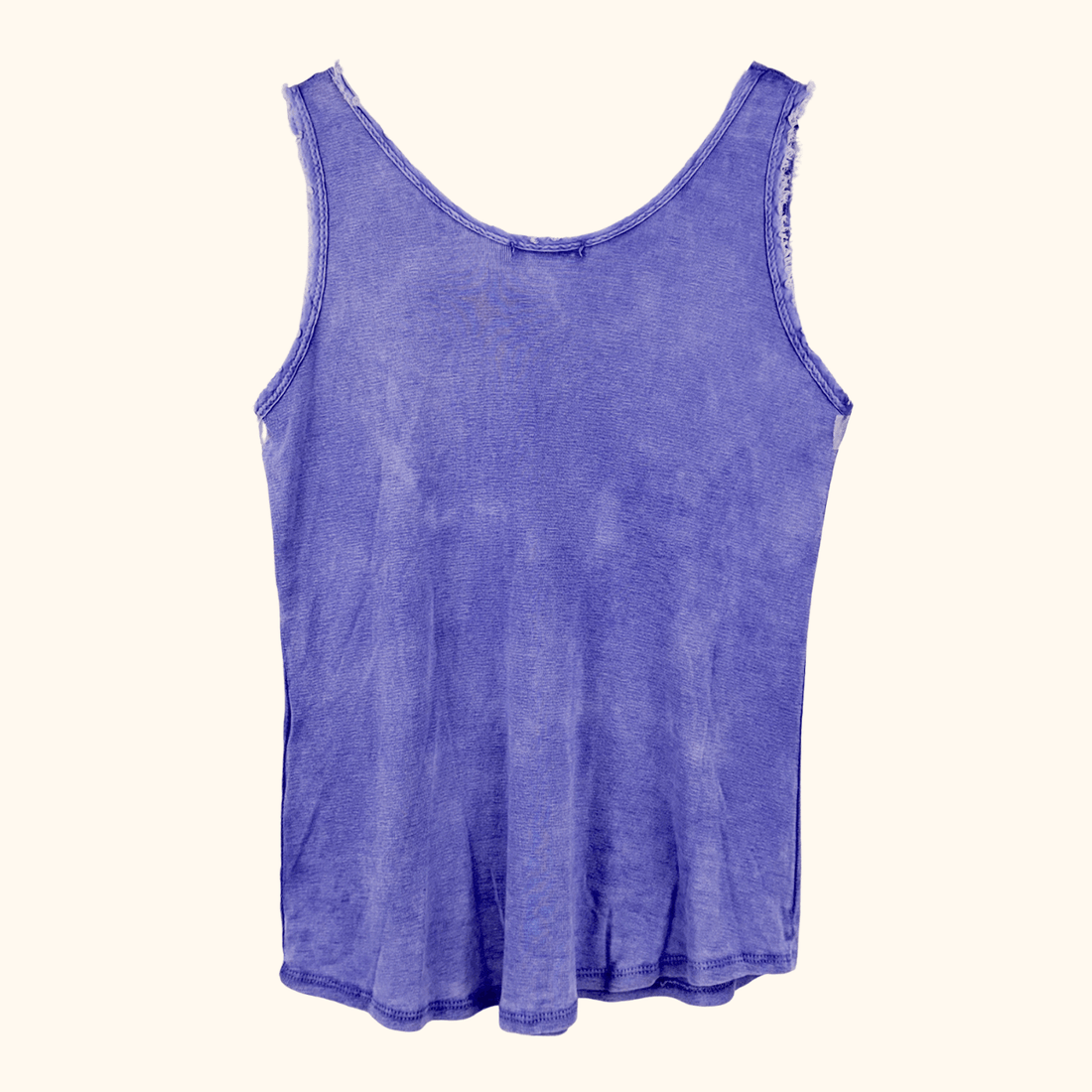 Purple Tie Dye Italian Vest - Size Large Sunshine Thrift