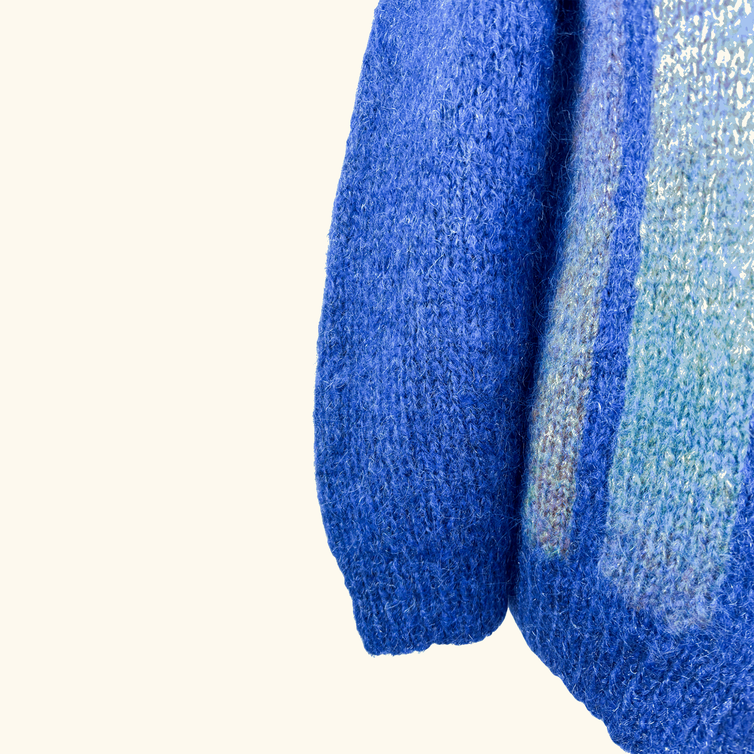 Rokit Vintage Electric Blue Cardigan - Size Small Rokit