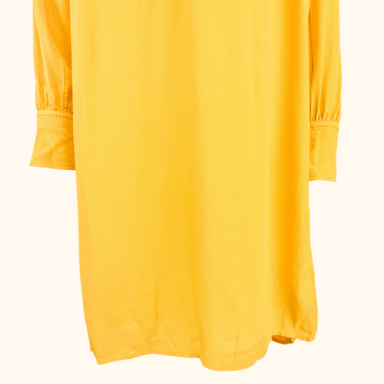 Arket Mustard Yellow Shift Dress - Size 10 Arket