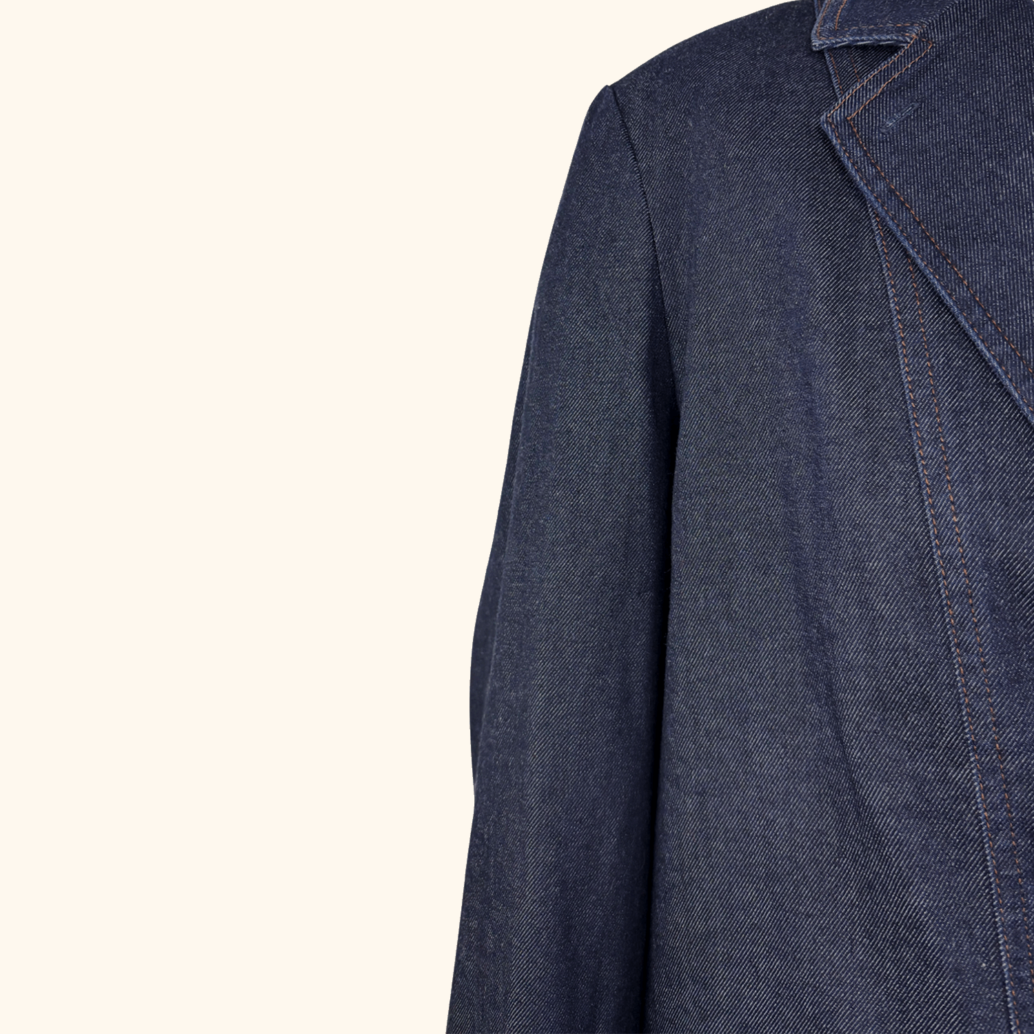 Whistles Joanna Blue Denim Blazer - Size 12 Whistles