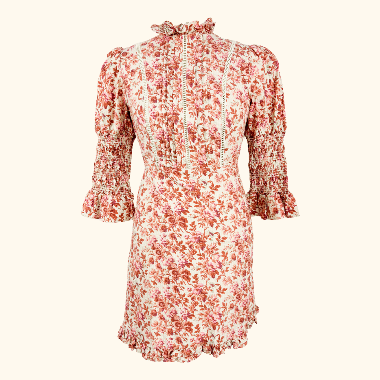 Urban Outfitters High Neck Babydoll Mini Dress - Size Small Urban Outfitters