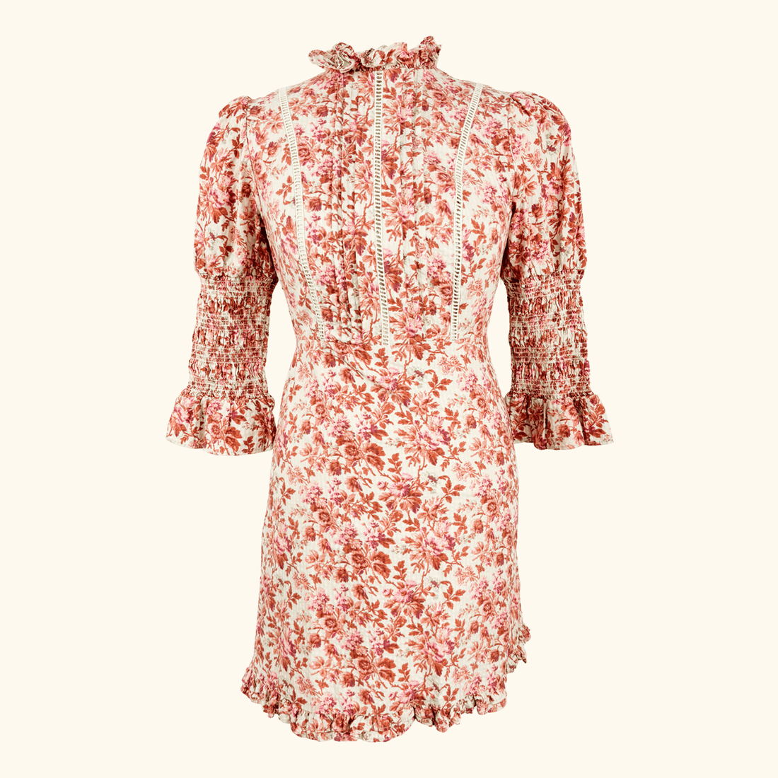 Urban Outfitters High Neck Babydoll Mini Dress - Size Small Urban Outfitters