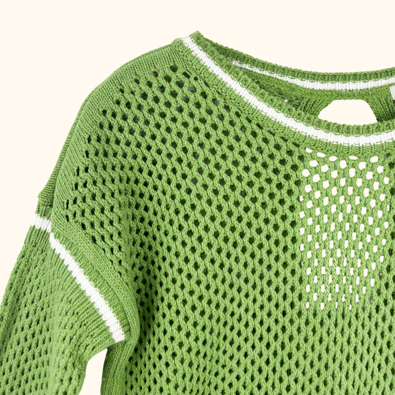 Next Green Open Back Knitted Jumper - Size XS Next