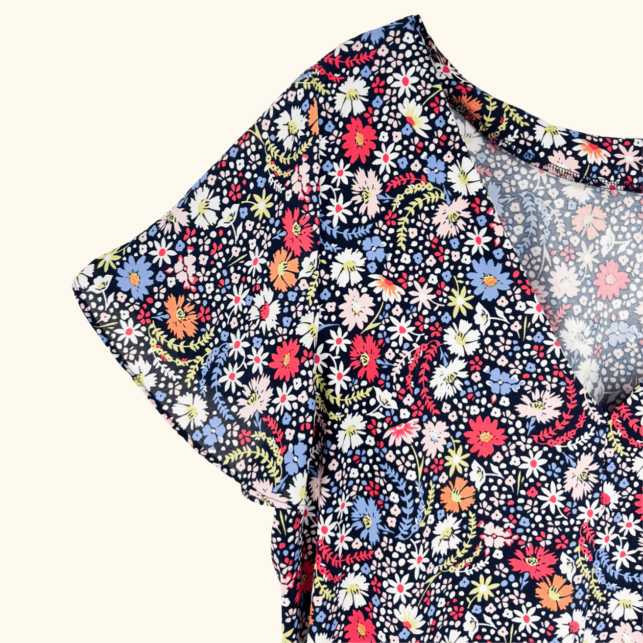 Next Floral Short Sleeve Tea Dress - Size 22 Next