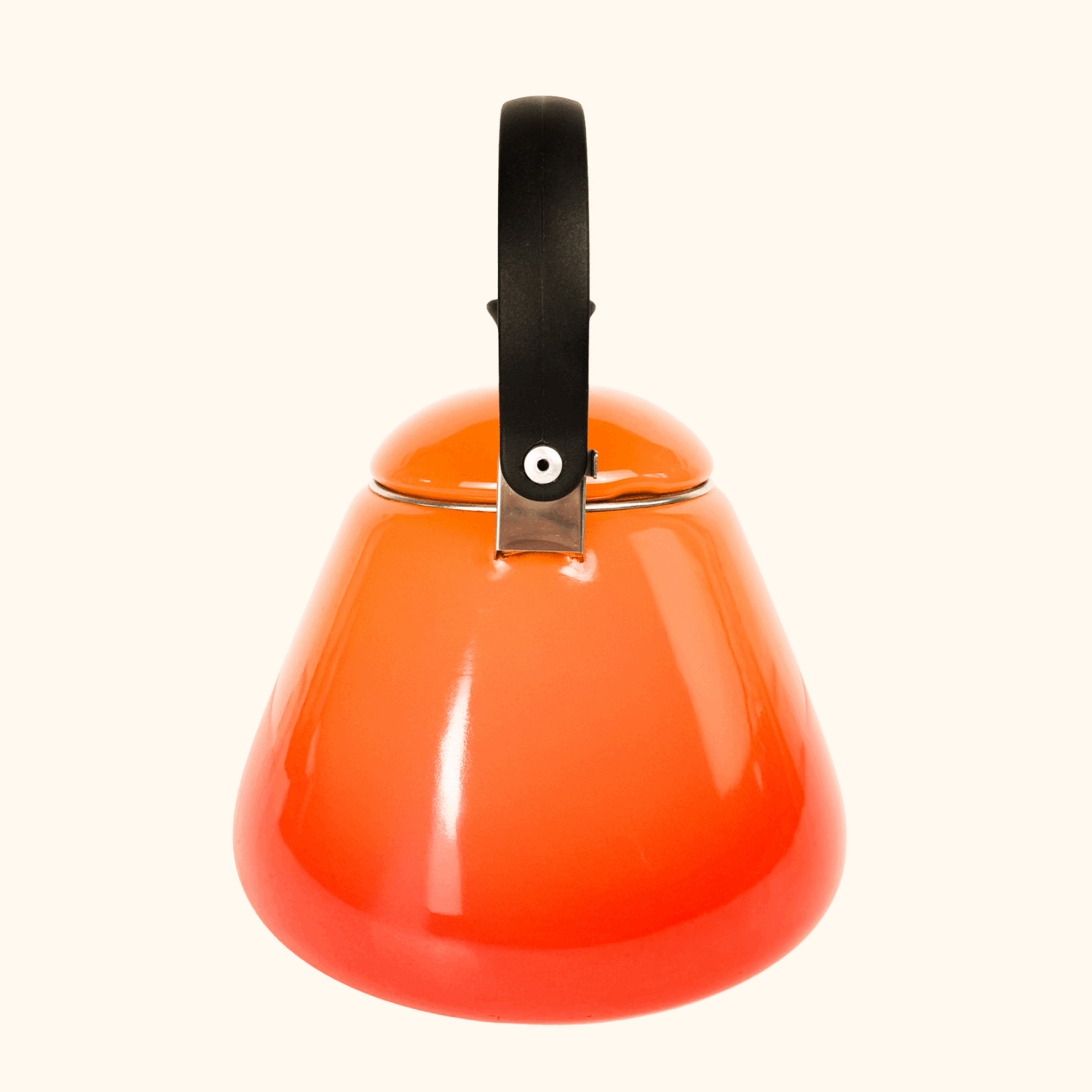 Le Creuset Volcanic Orange Kone Kettle 1.6L - - Kitchenware