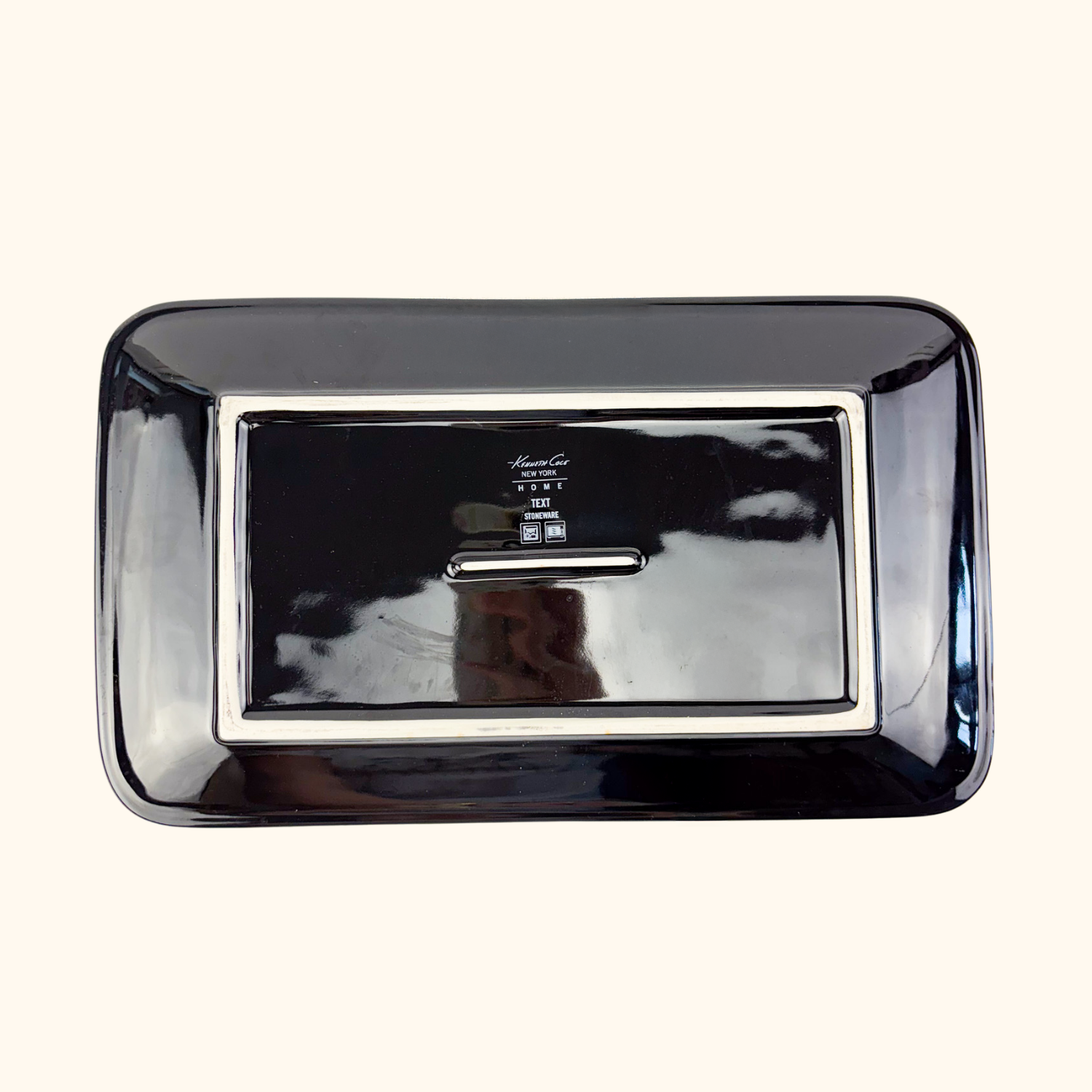 Kenneth Cole Serving Plate "Better Plate Than Never" Kenneth Cole