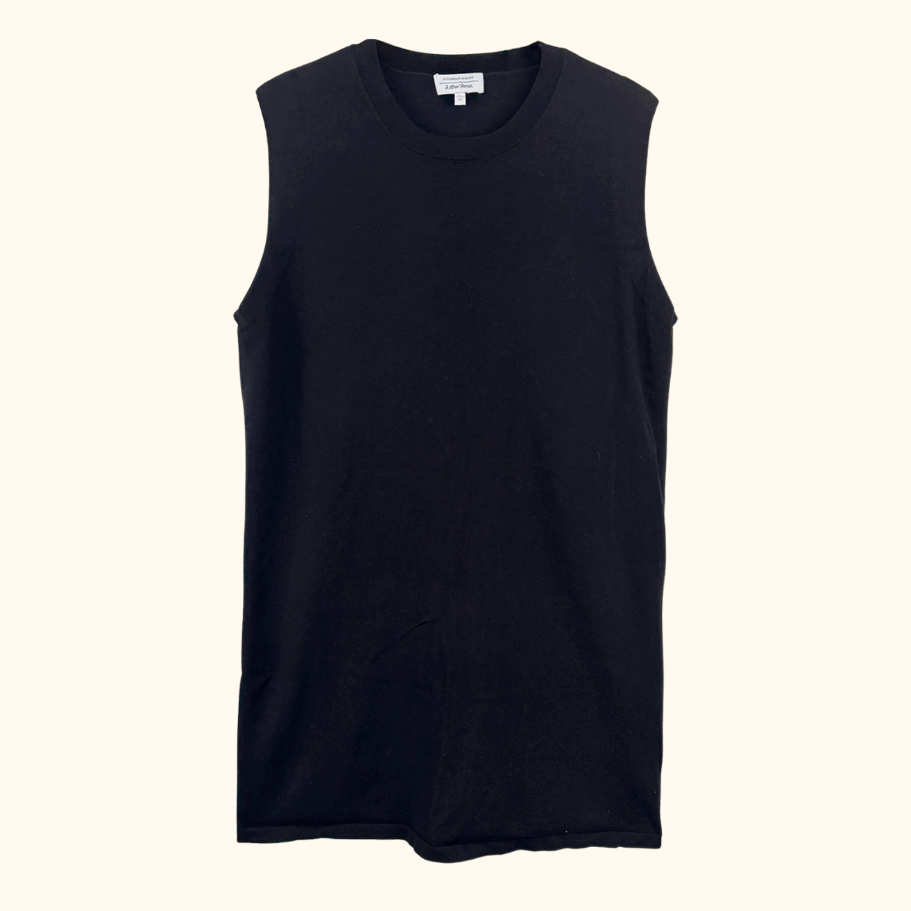 & Other Stories Black Sleeveless Mini Dress - Size Large & Other Stories