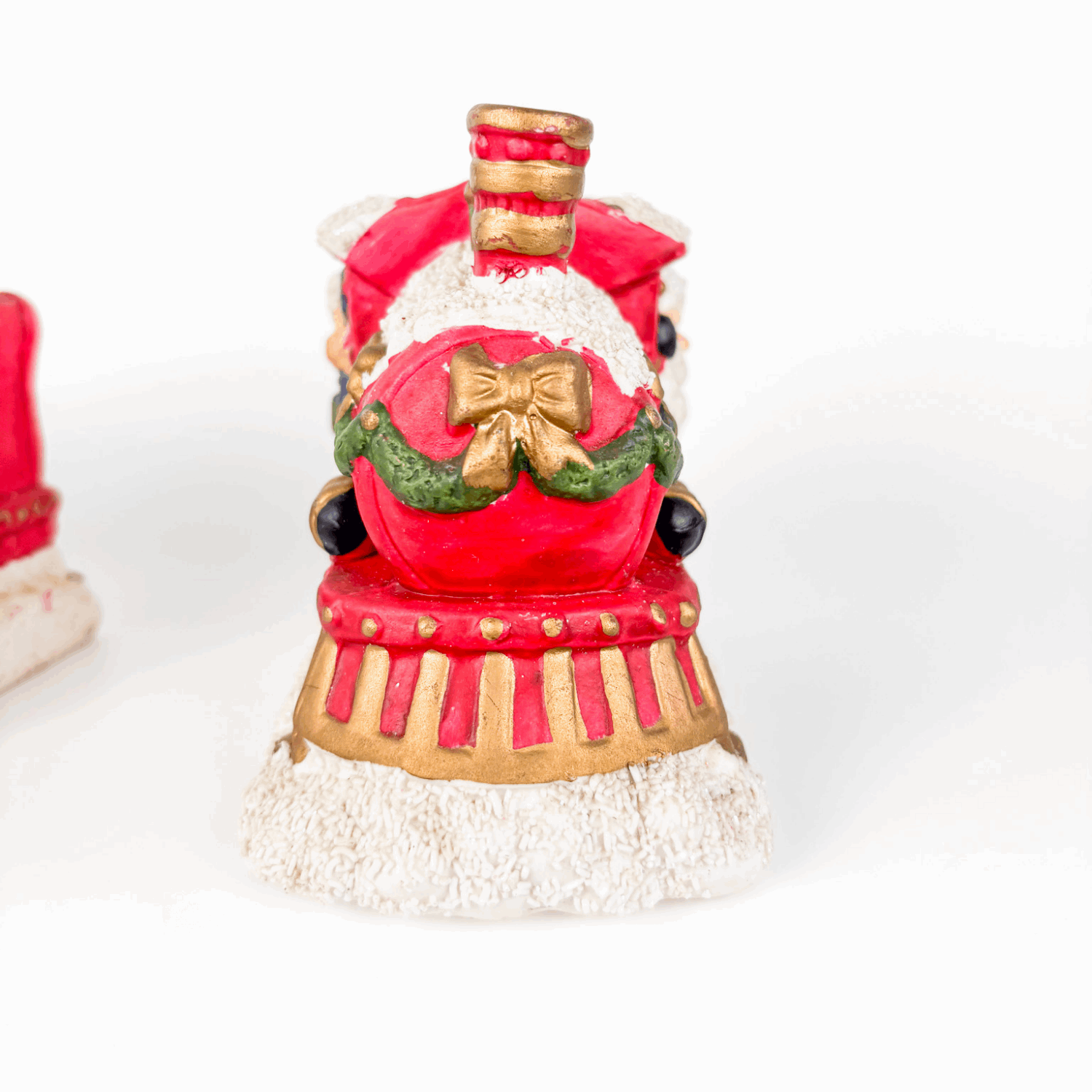 Vintage Ceramic Christmas Train Tea Light Holder 4 Piece Sunshine Thrift