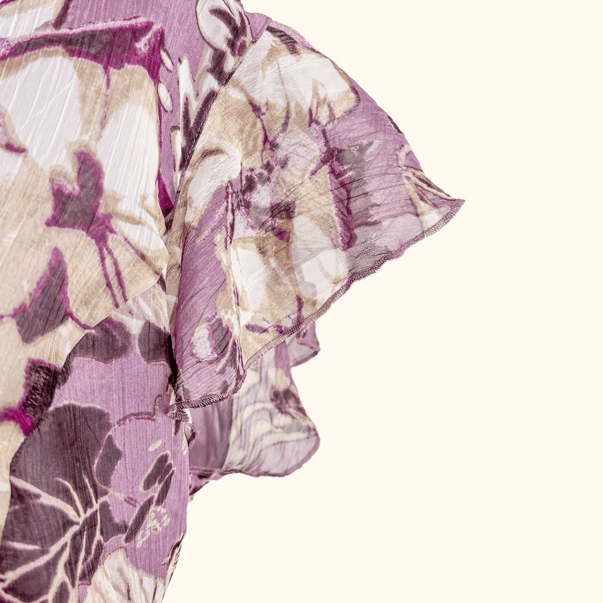 Gerry Weber Purple Floral Midi - Size 16