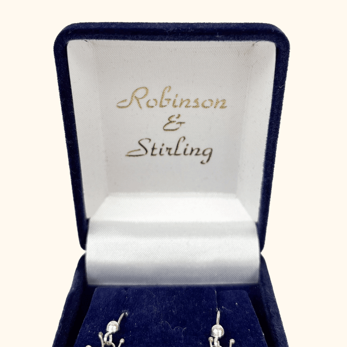 Robinson & Stirling Sterling Silver Butterfly Earrings