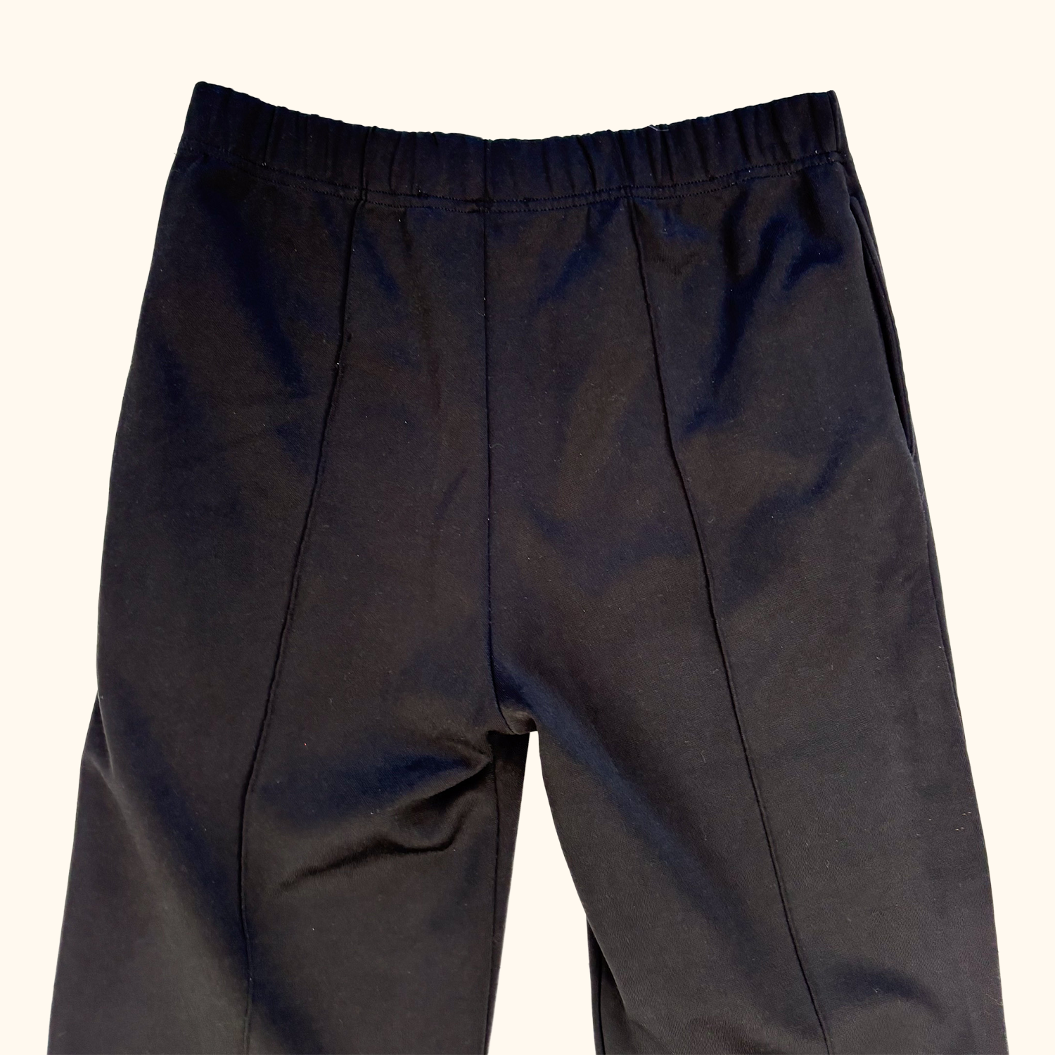 Samsoe Samsoe Elasticated Black Trousers - Size Small