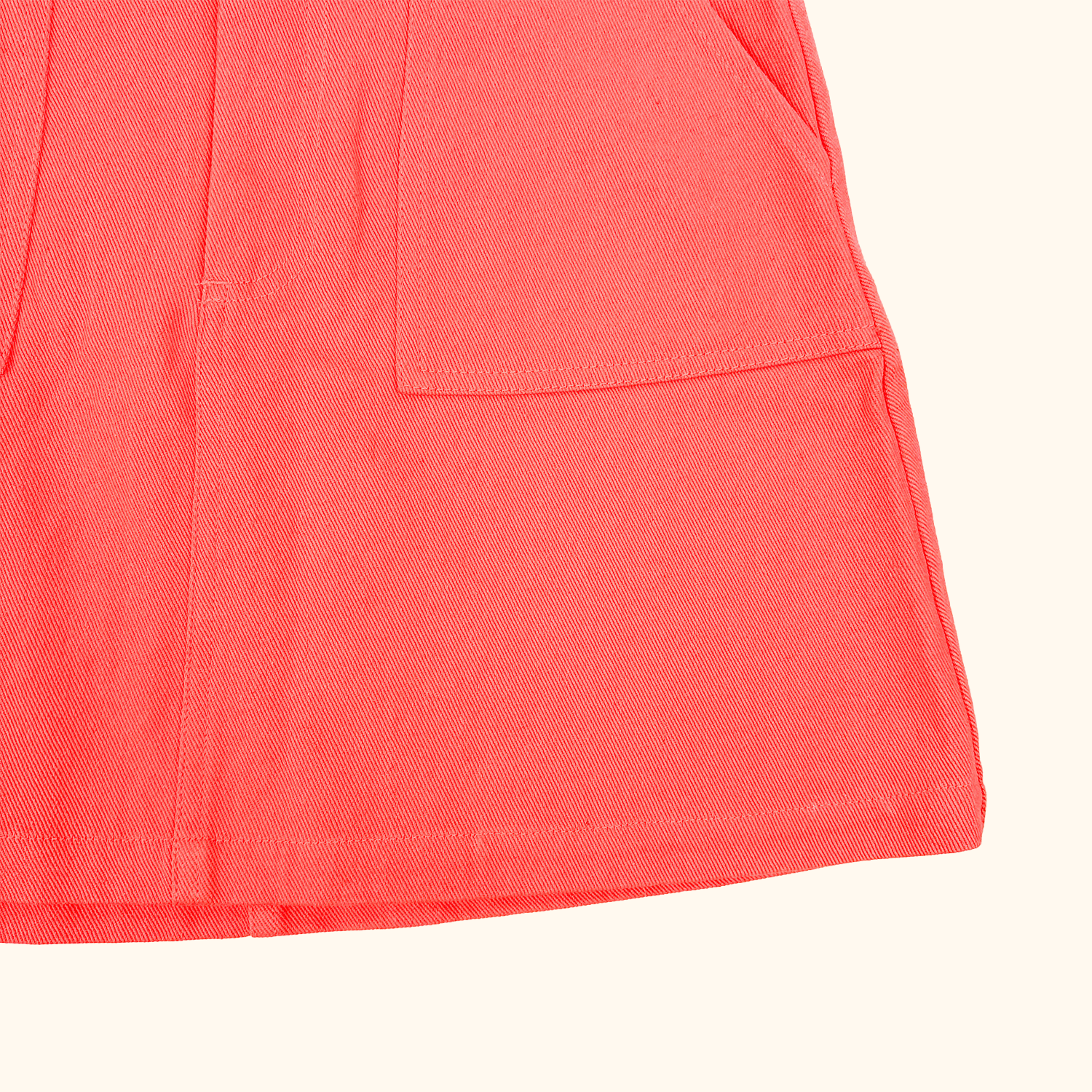 Lucy & Yak Coral Denim A-Line Mini Skirt - Size 8